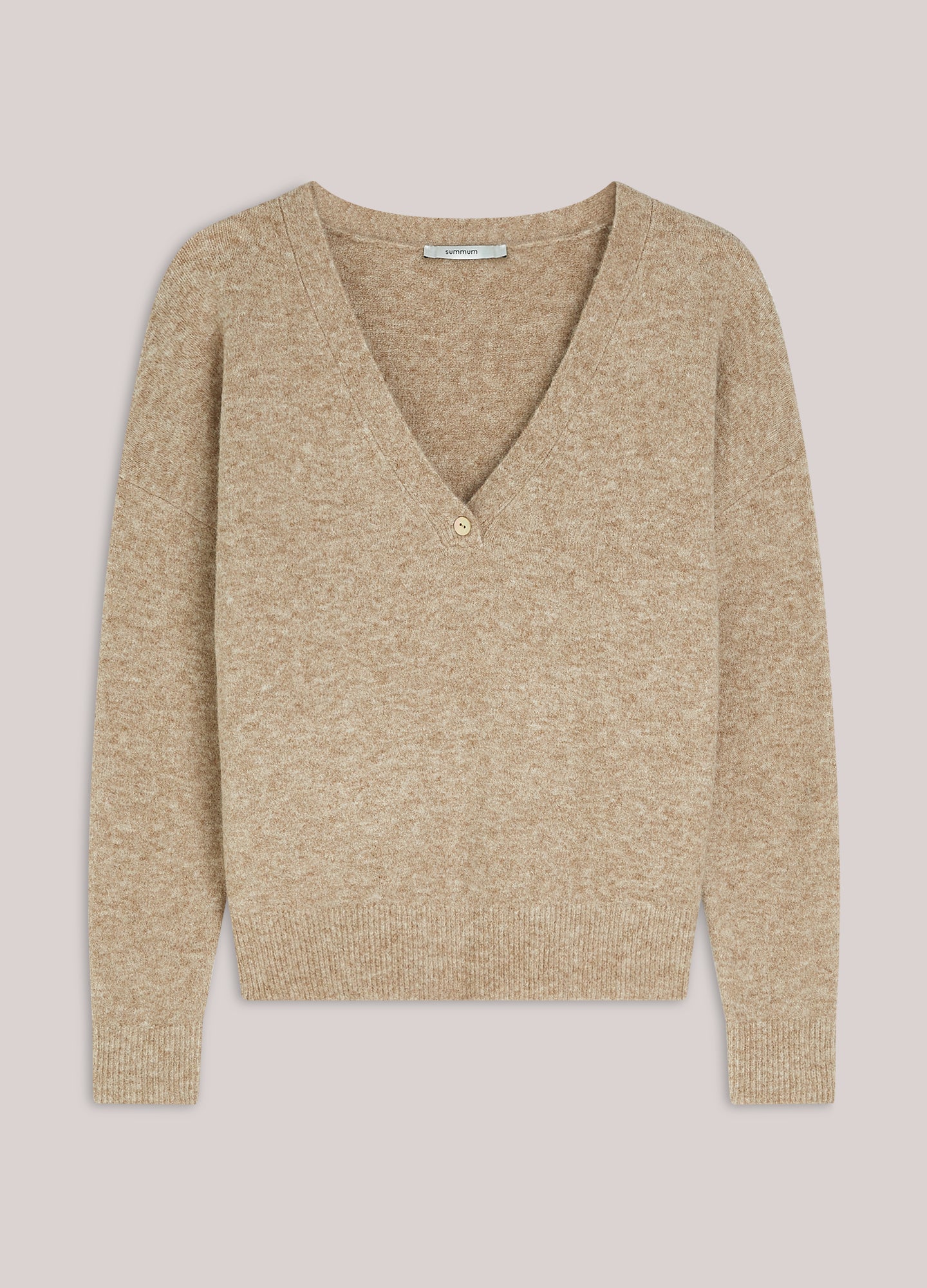 Pull oversize en laine mélangée