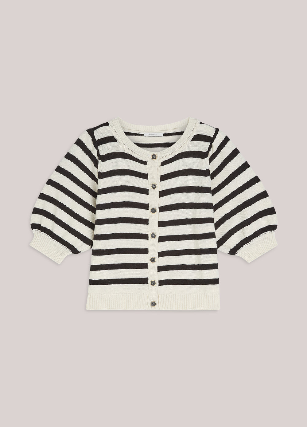 Cardigan en maille à manches courtes