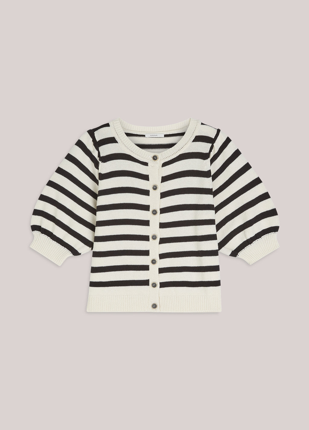 Cardigan en maille à manches courtes