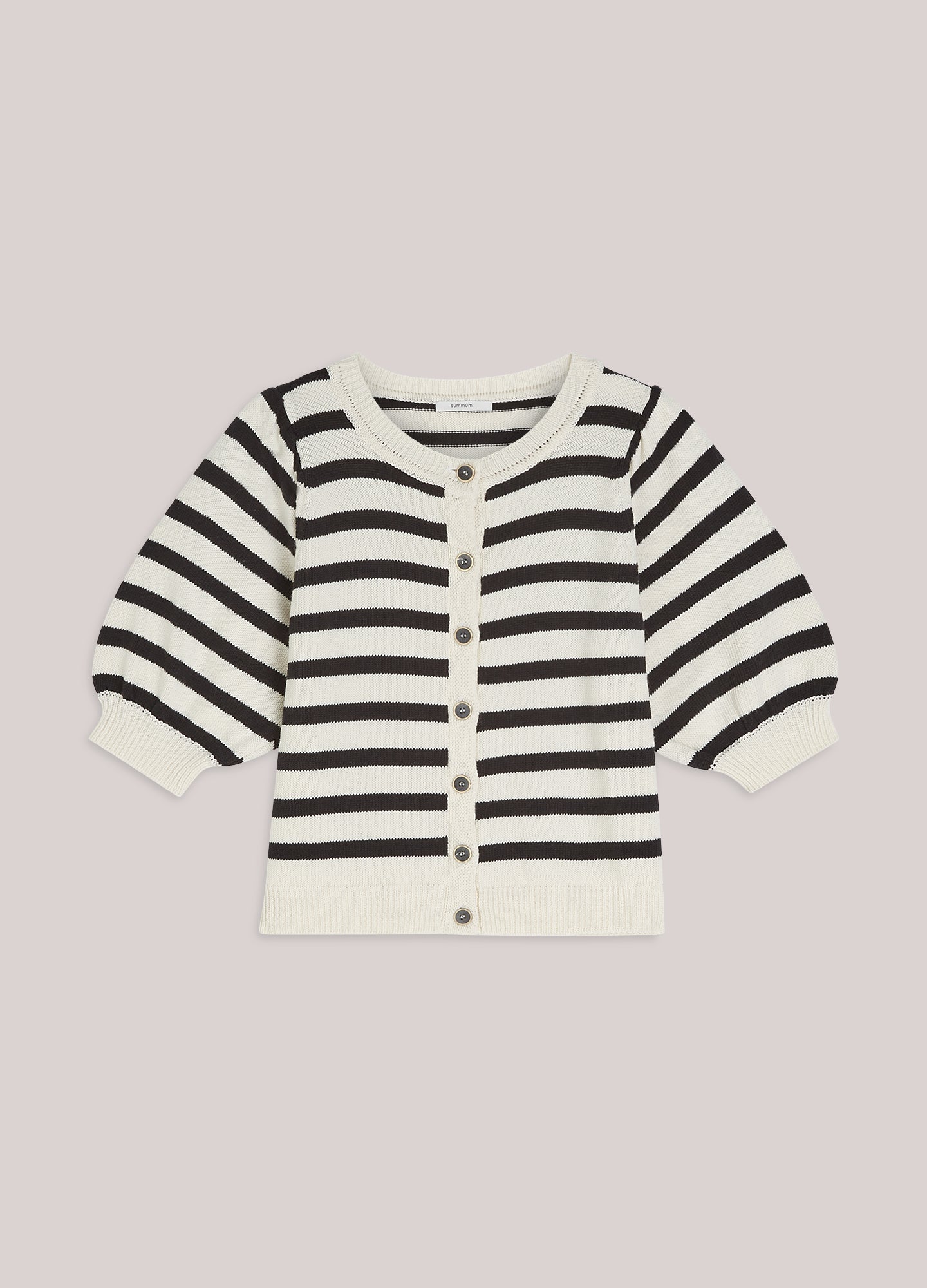 Cardigan en maille à manches courtes