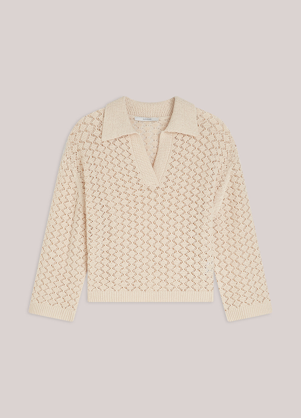 Sweat polo en maille