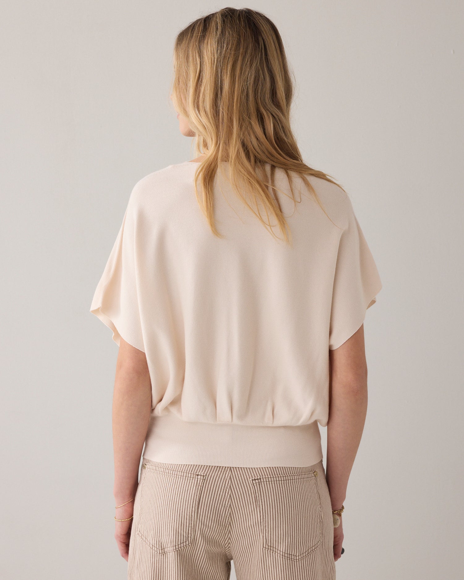 Naadloos gebreide top