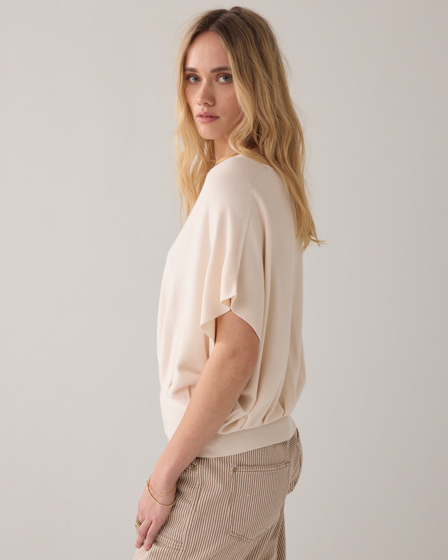 Naadloos gebreide top