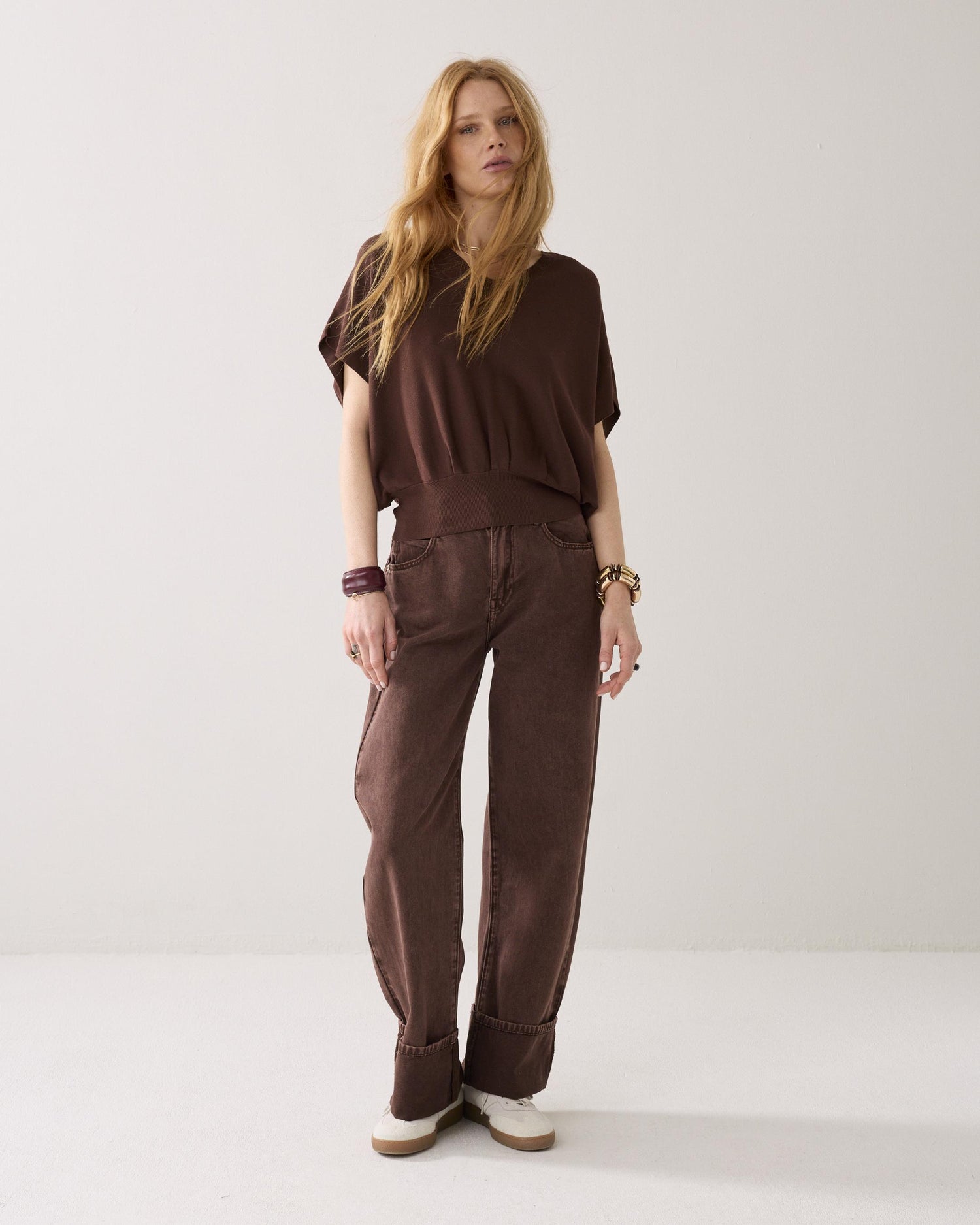 Haut tricoté sans couture