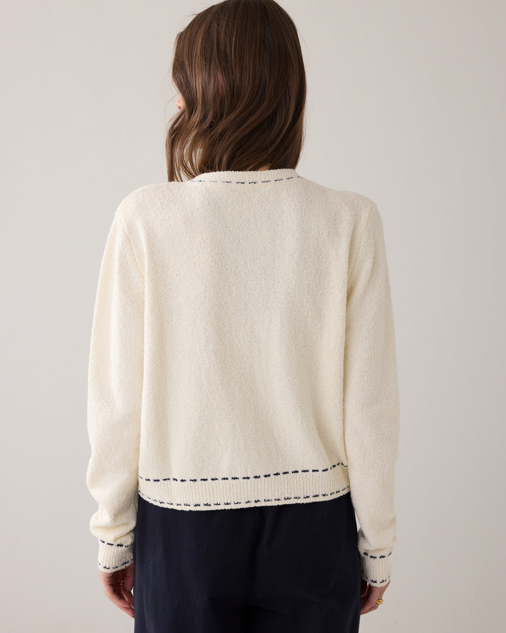 Kort vest katoenblend