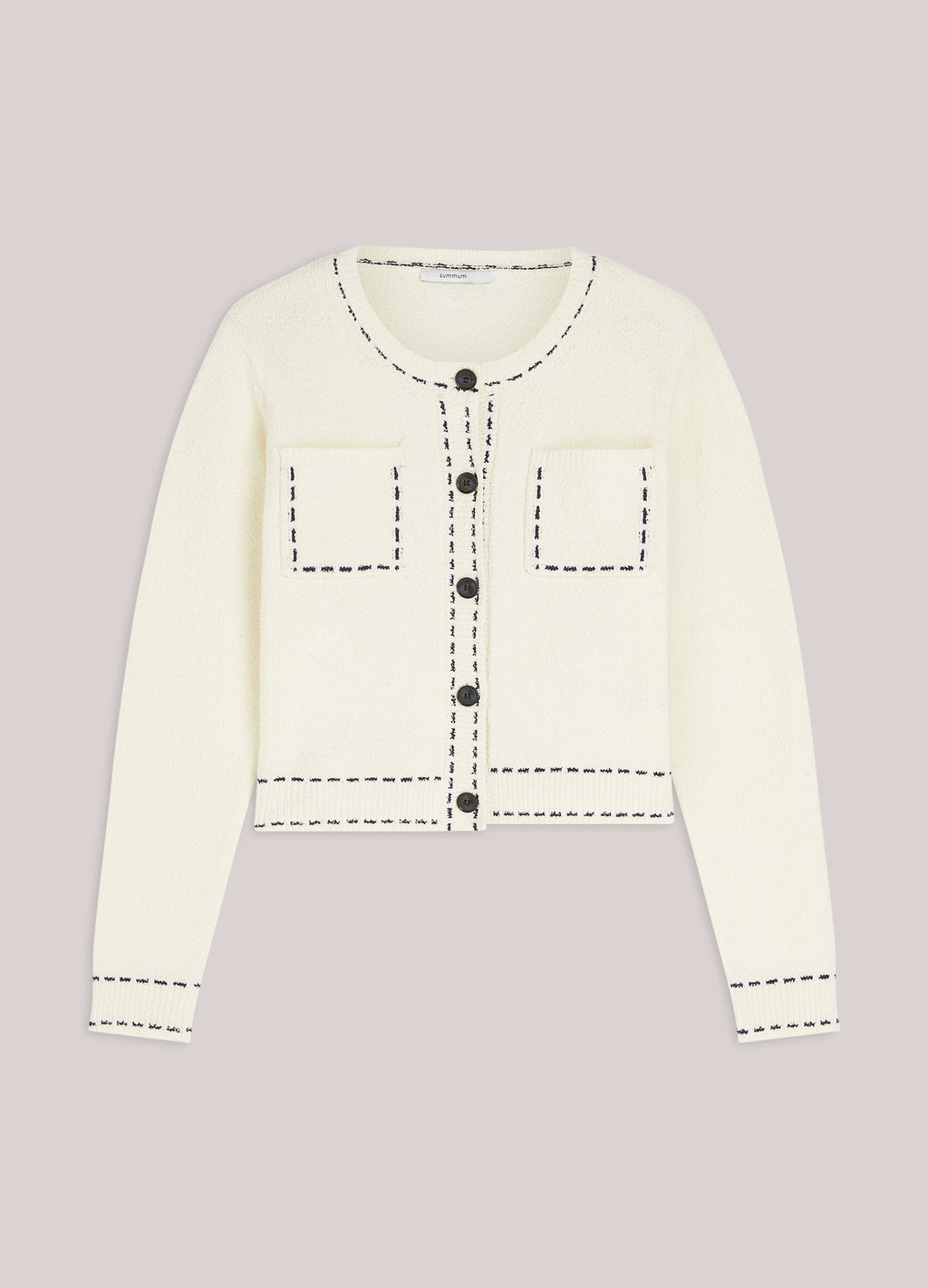 Kort vest katoenblend
