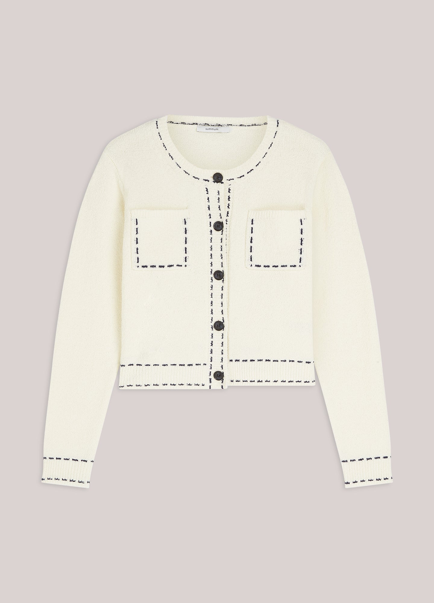 Kort vest katoenblend