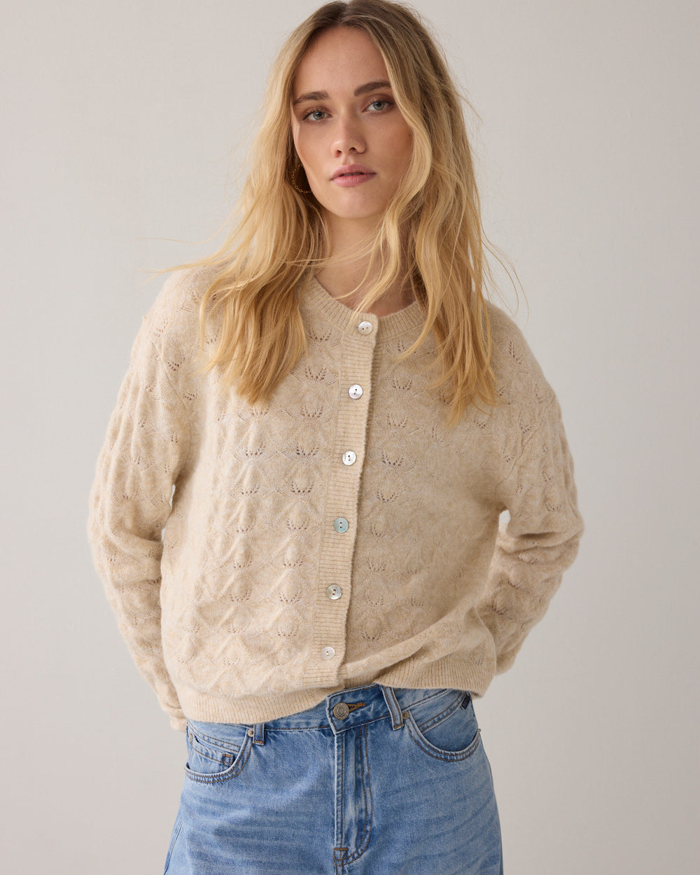 Boxy vestje wolblend