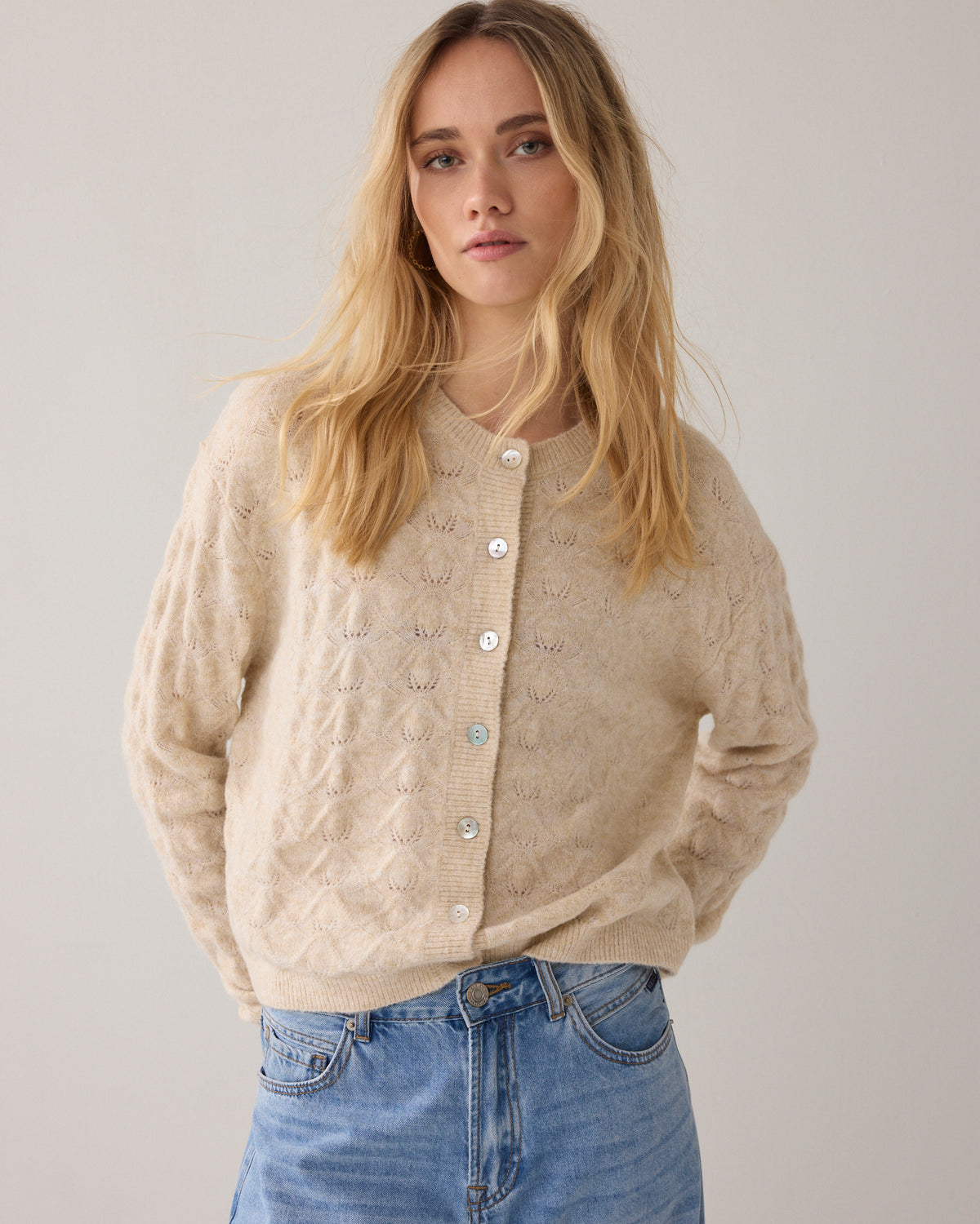 Boxy vestje wolblend