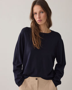 Boxy basic sweater