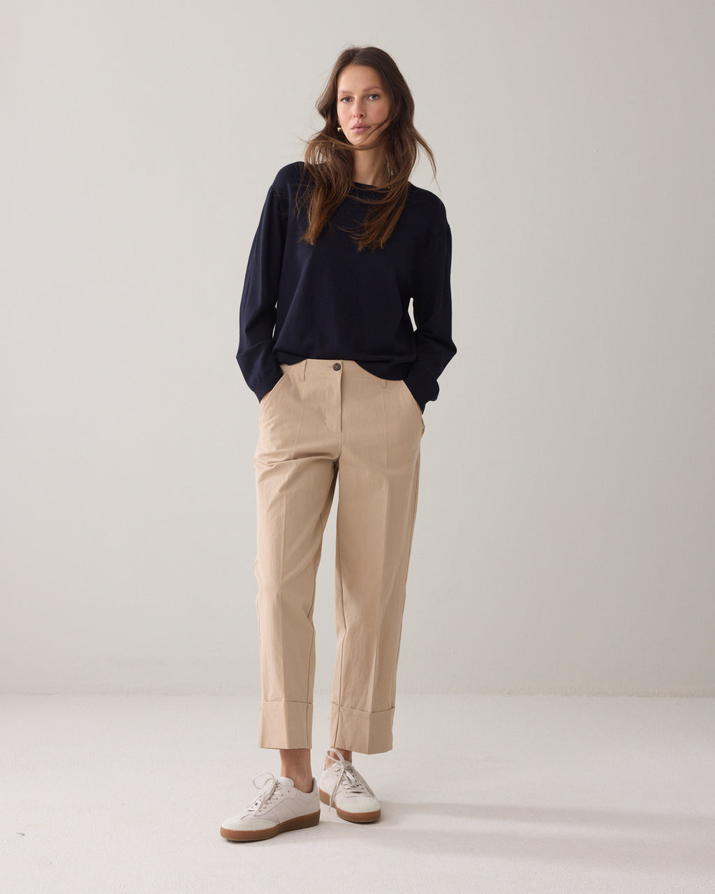 Boxy basic sweater