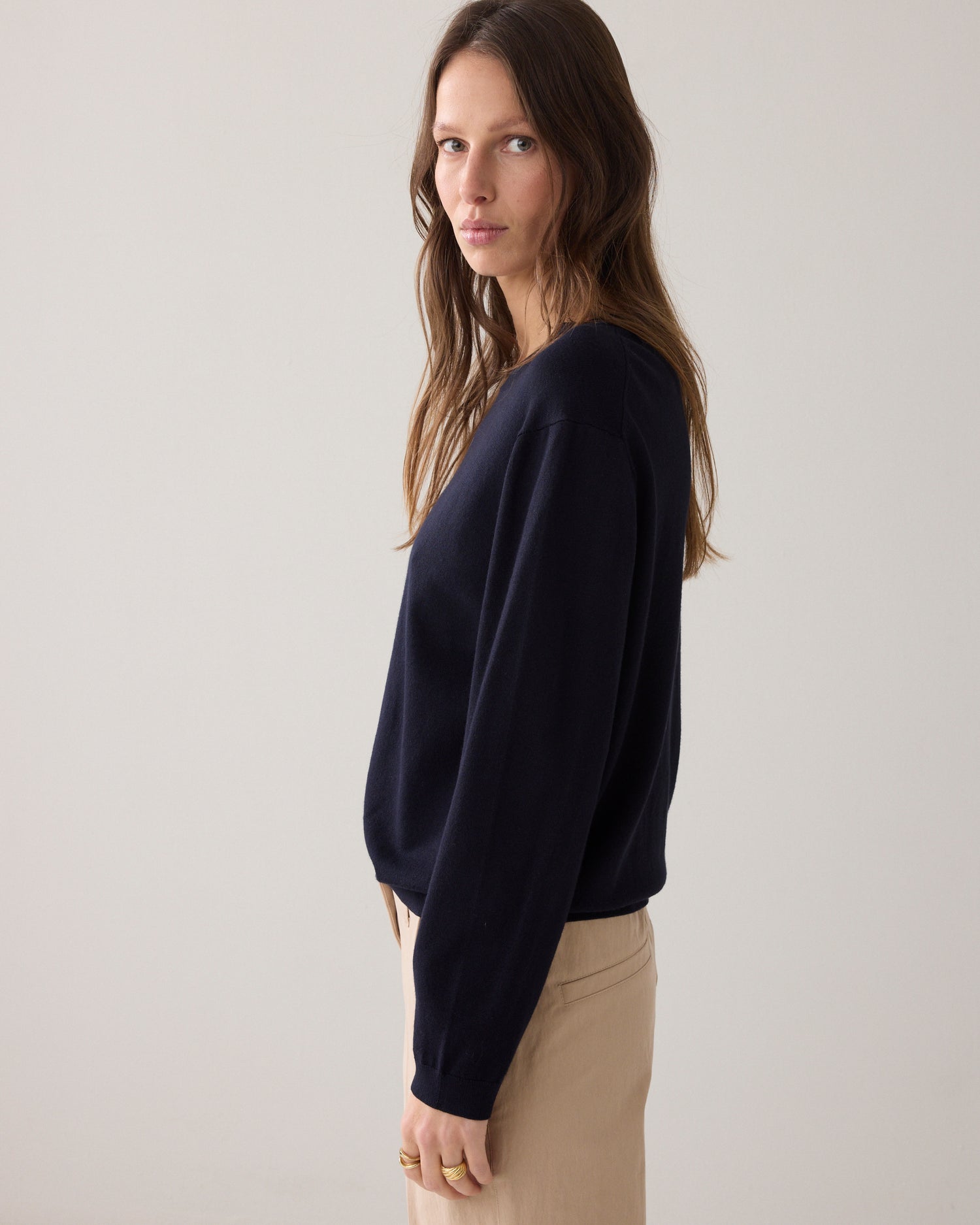 Boxy basic sweater