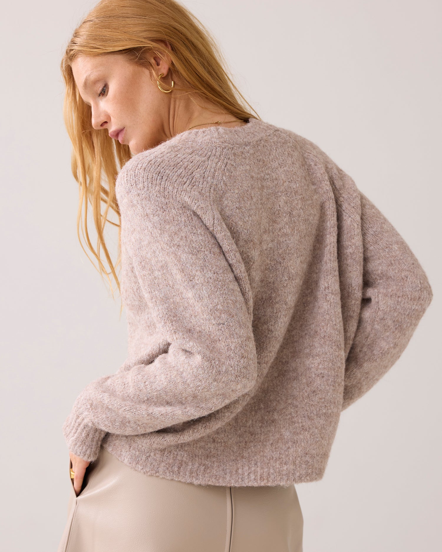 Oversized vest met fancy knopen