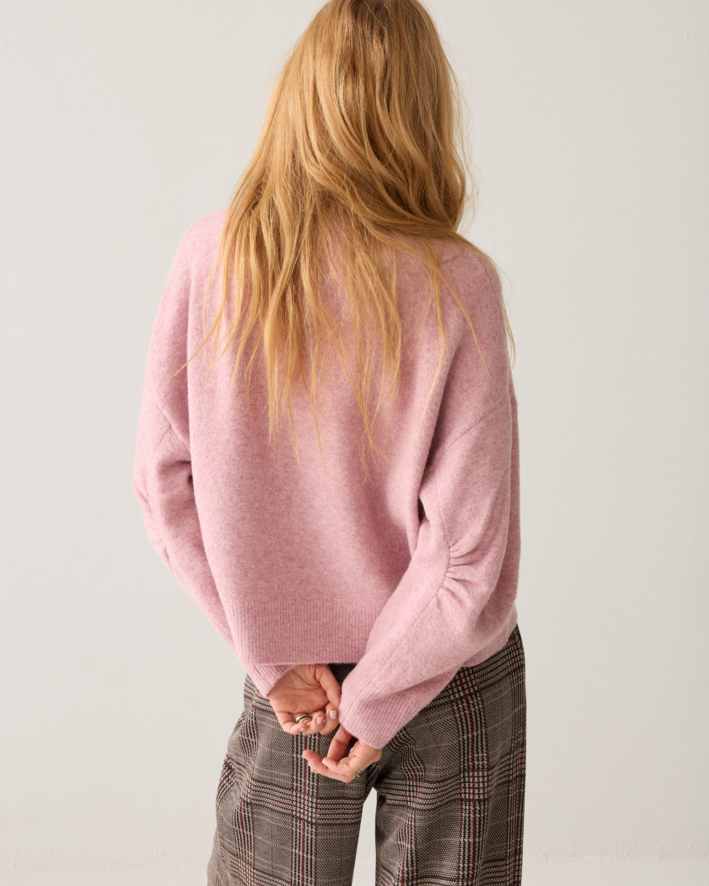 Pull boxy à manches structurées