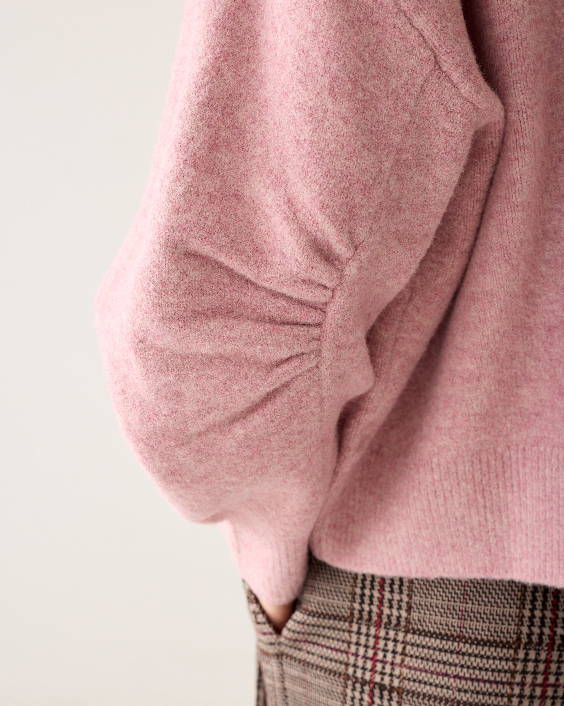 Pull boxy à manches structurées