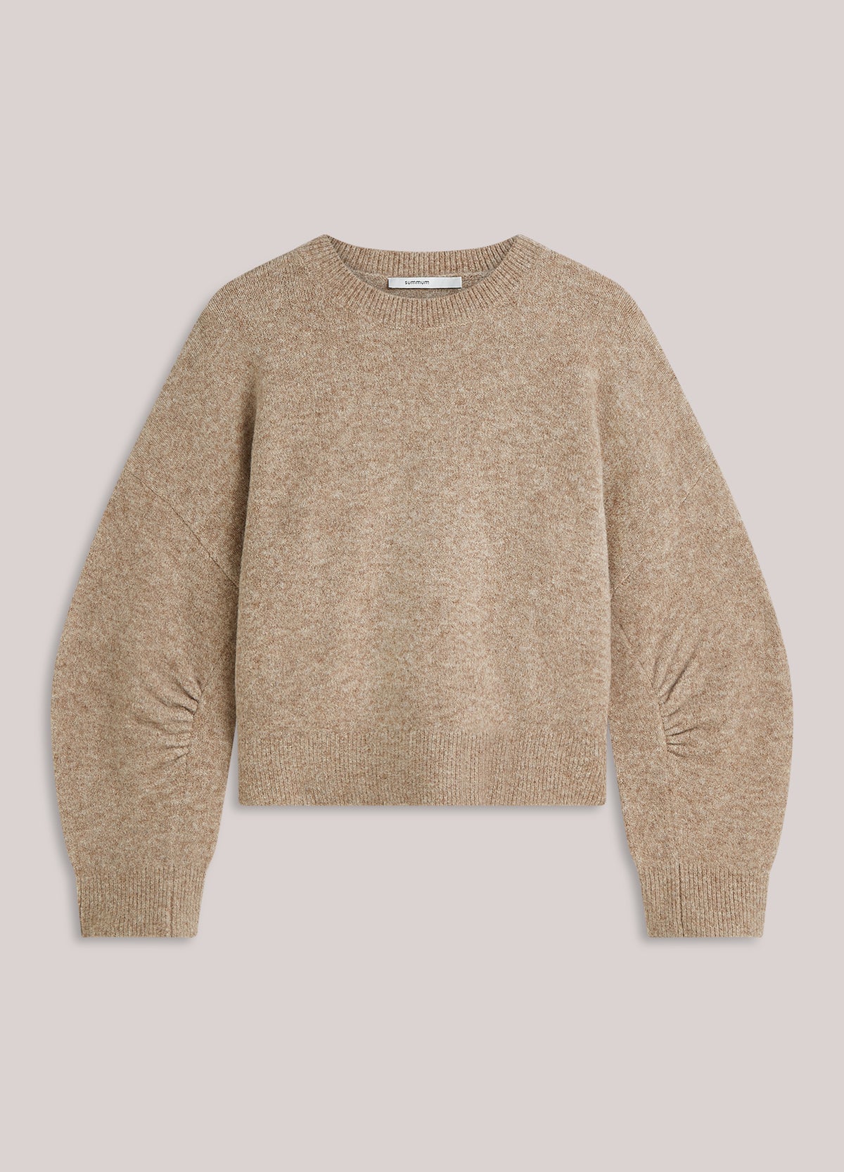 Boxy jumper with shaped sleeves
