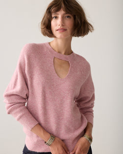 Pull à encolure ajourée