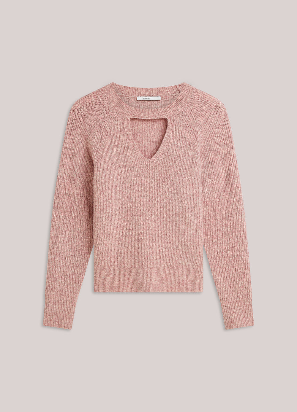 Pull à encolure ajourée