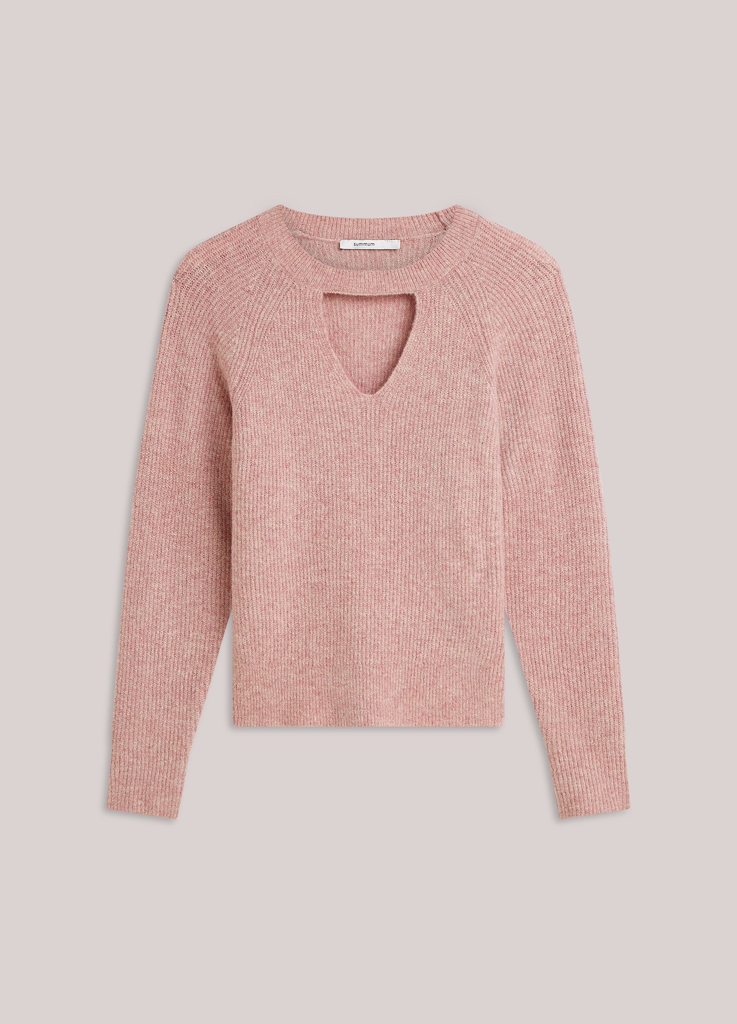 Pull à encolure ajourée