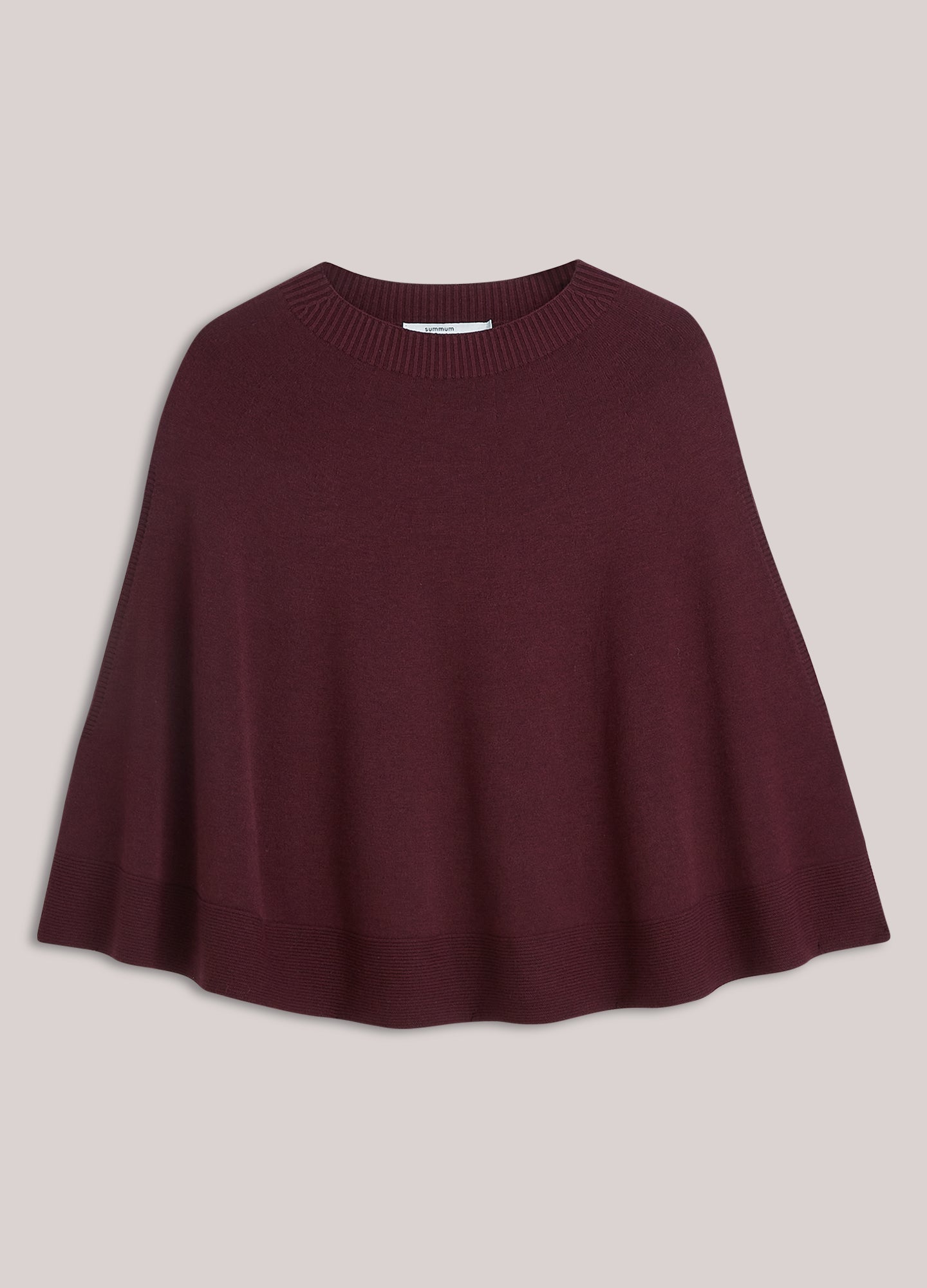 Pull cape sans manches