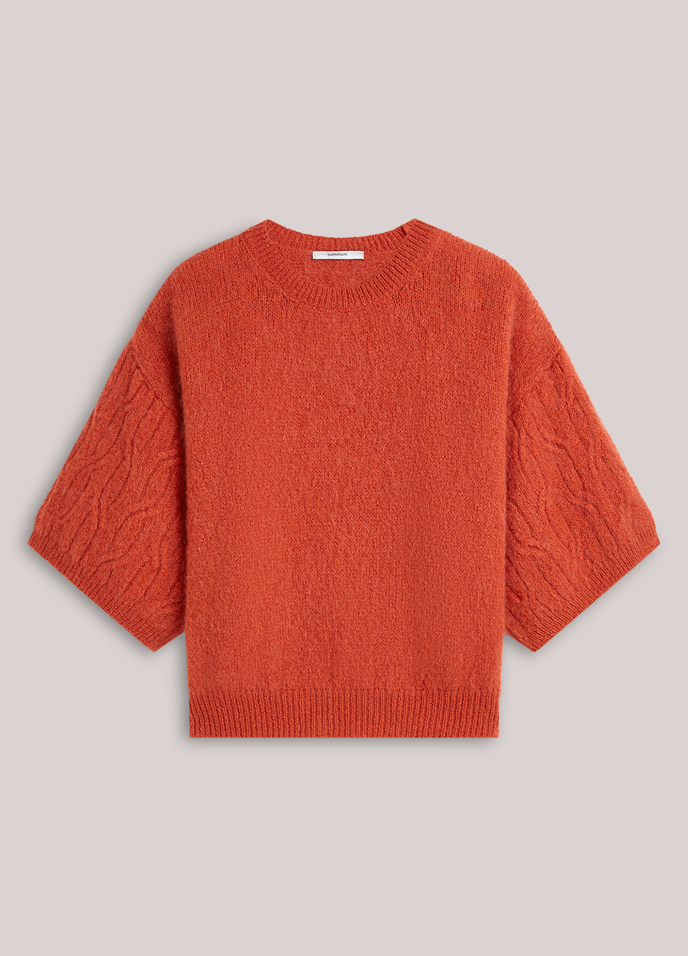 Boxy trui Italiaanse mohairblend