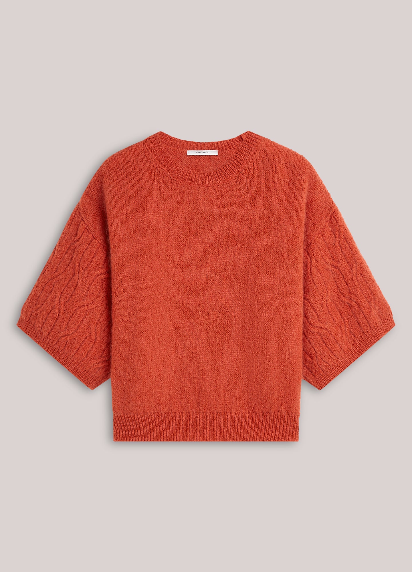 Boxy Pullover italienischer Mohairblend
