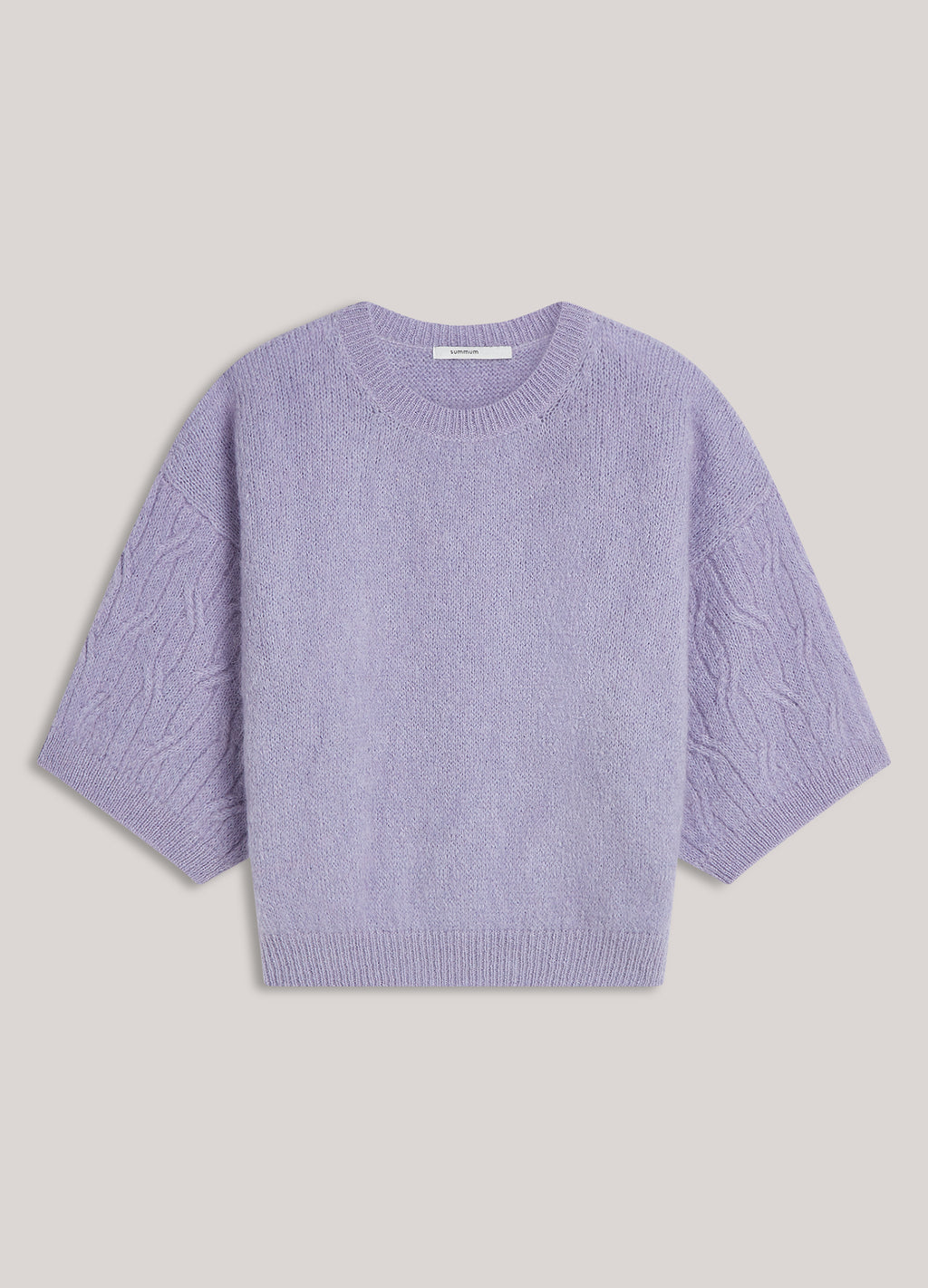 Boxy Pullover italienischer Mohairblend