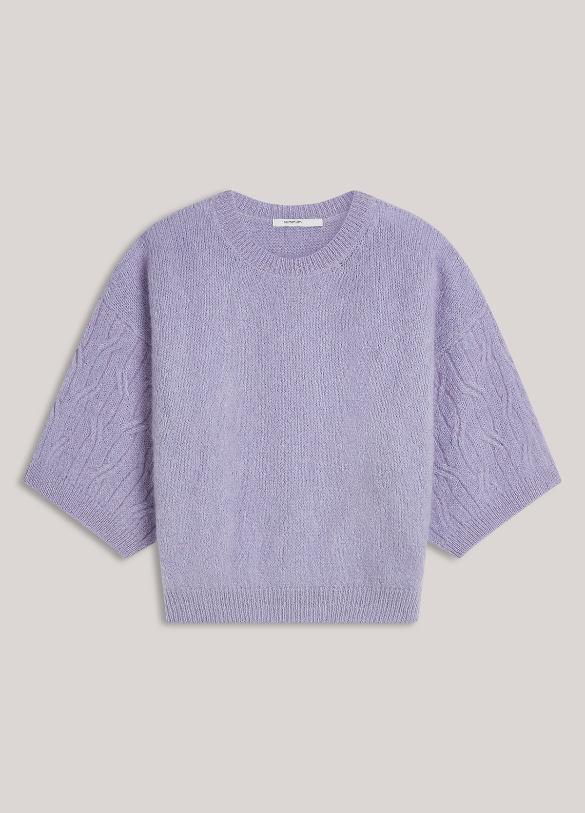 Boxy trui Italiaanse mohairblend