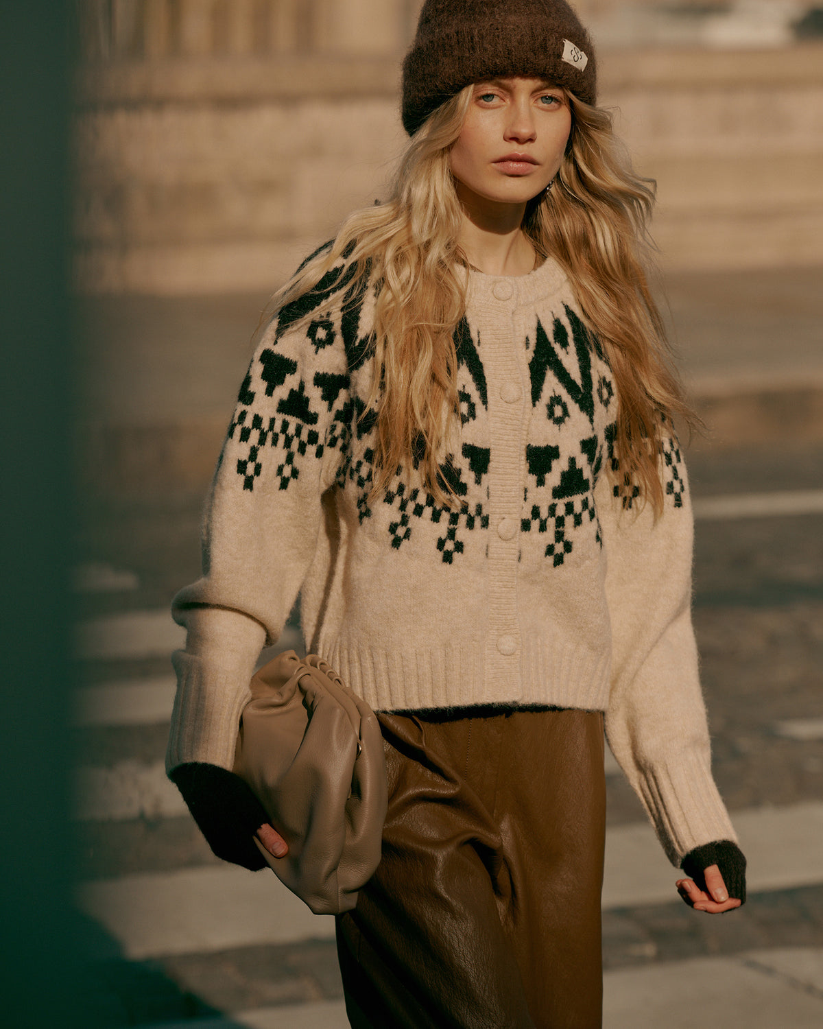 Strickjacke Fair Isle