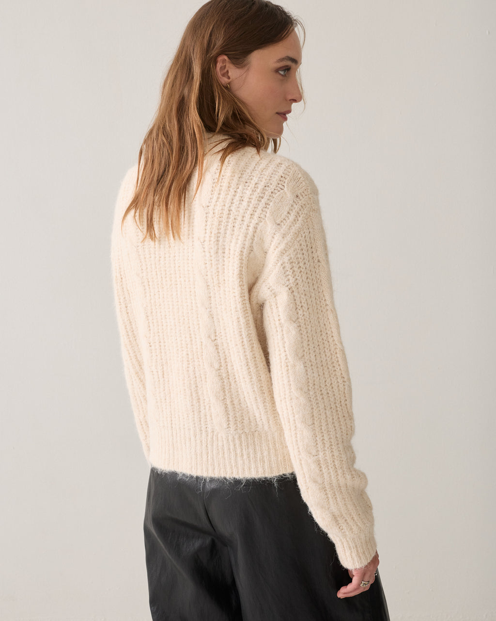 V-neck cardigan