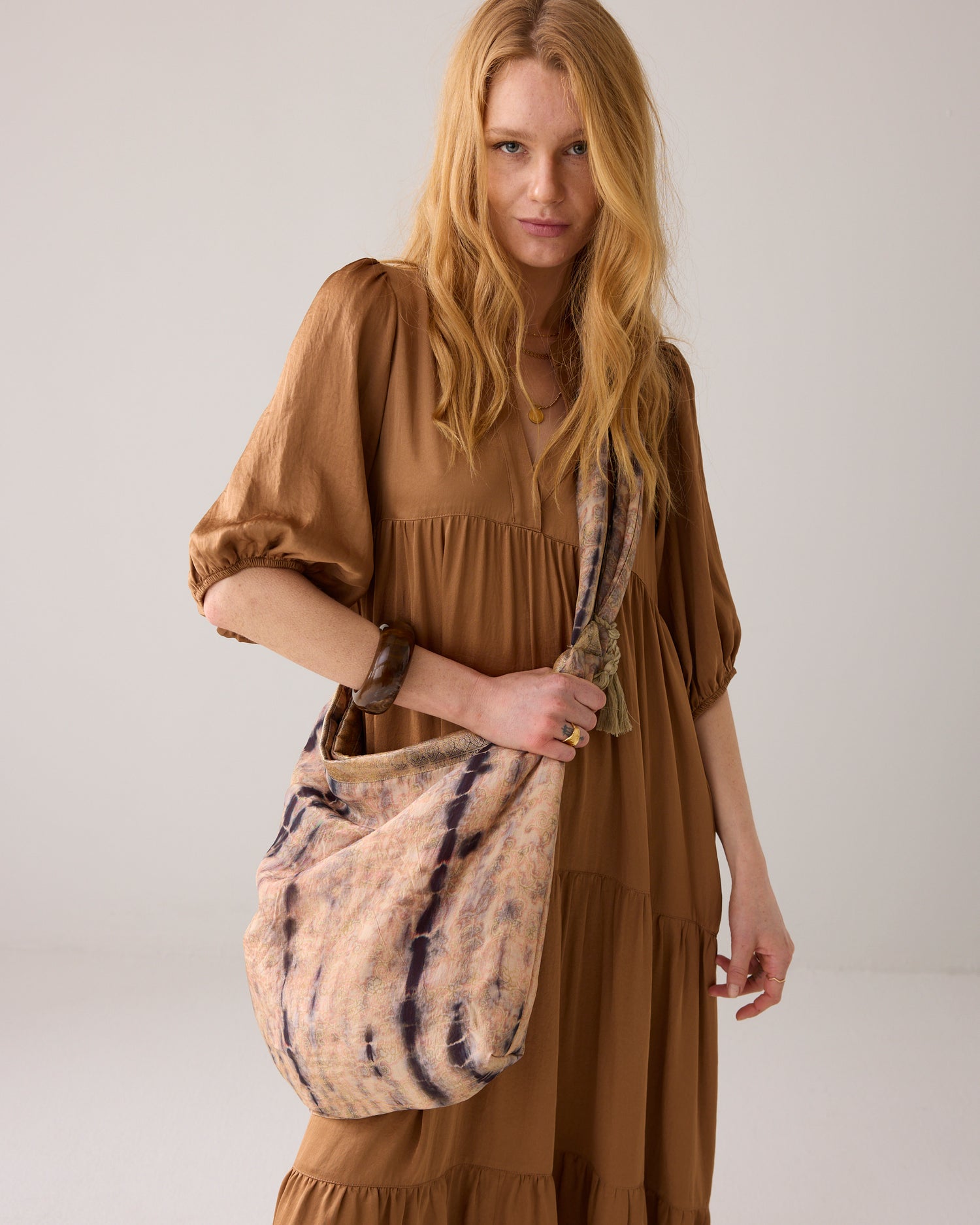 Quilted beach bag