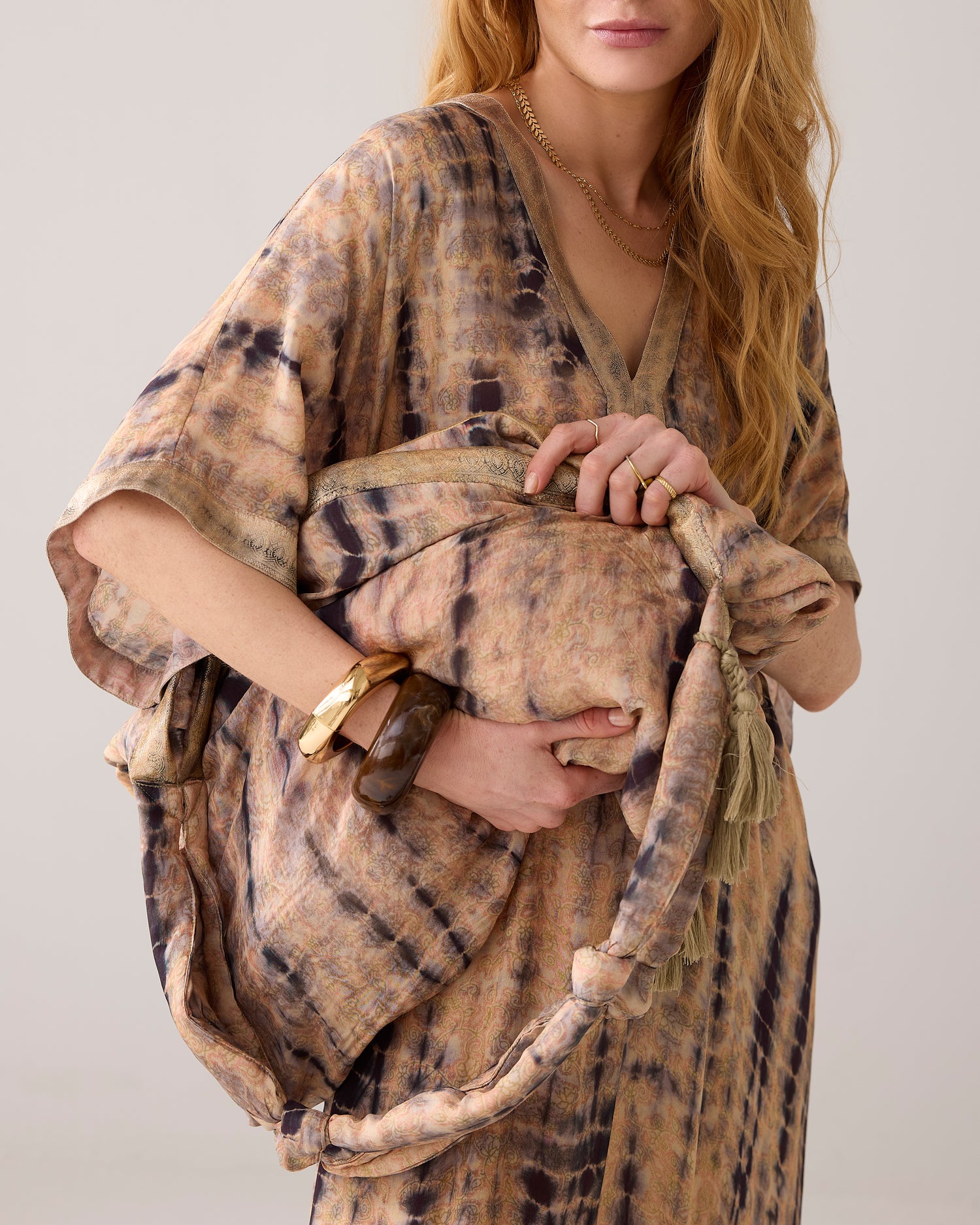 Quilted beach bag