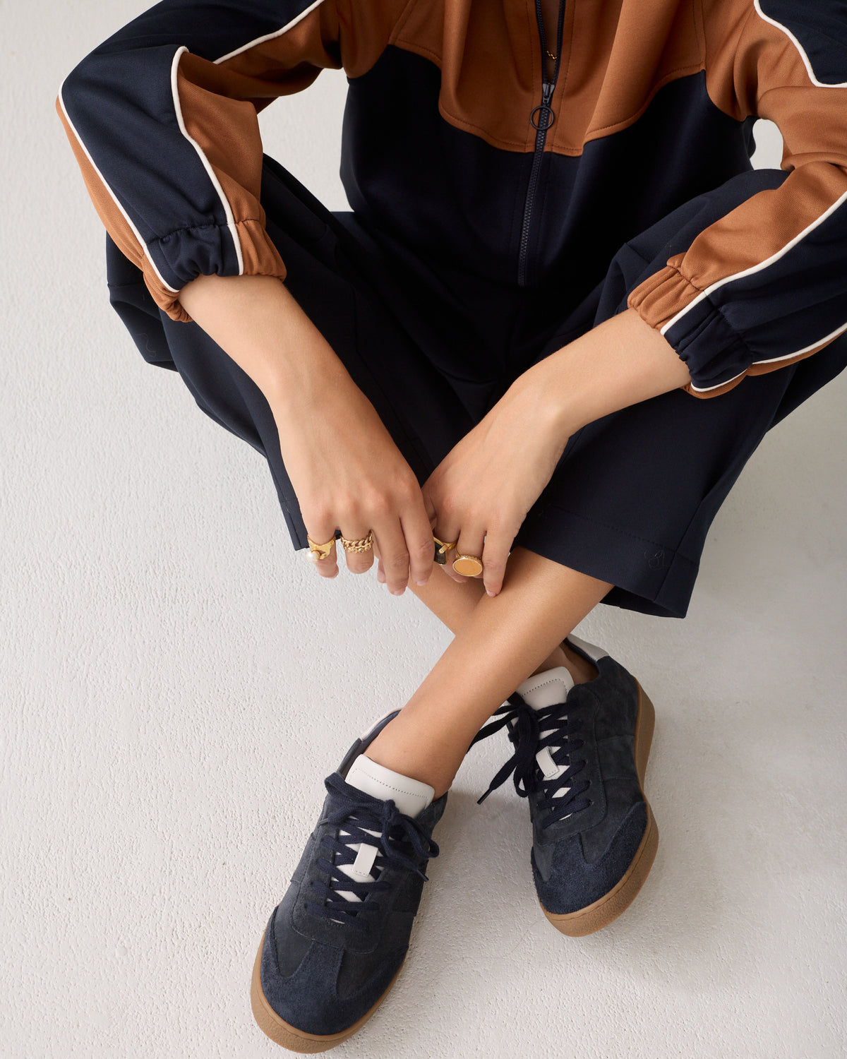 Suede trainers