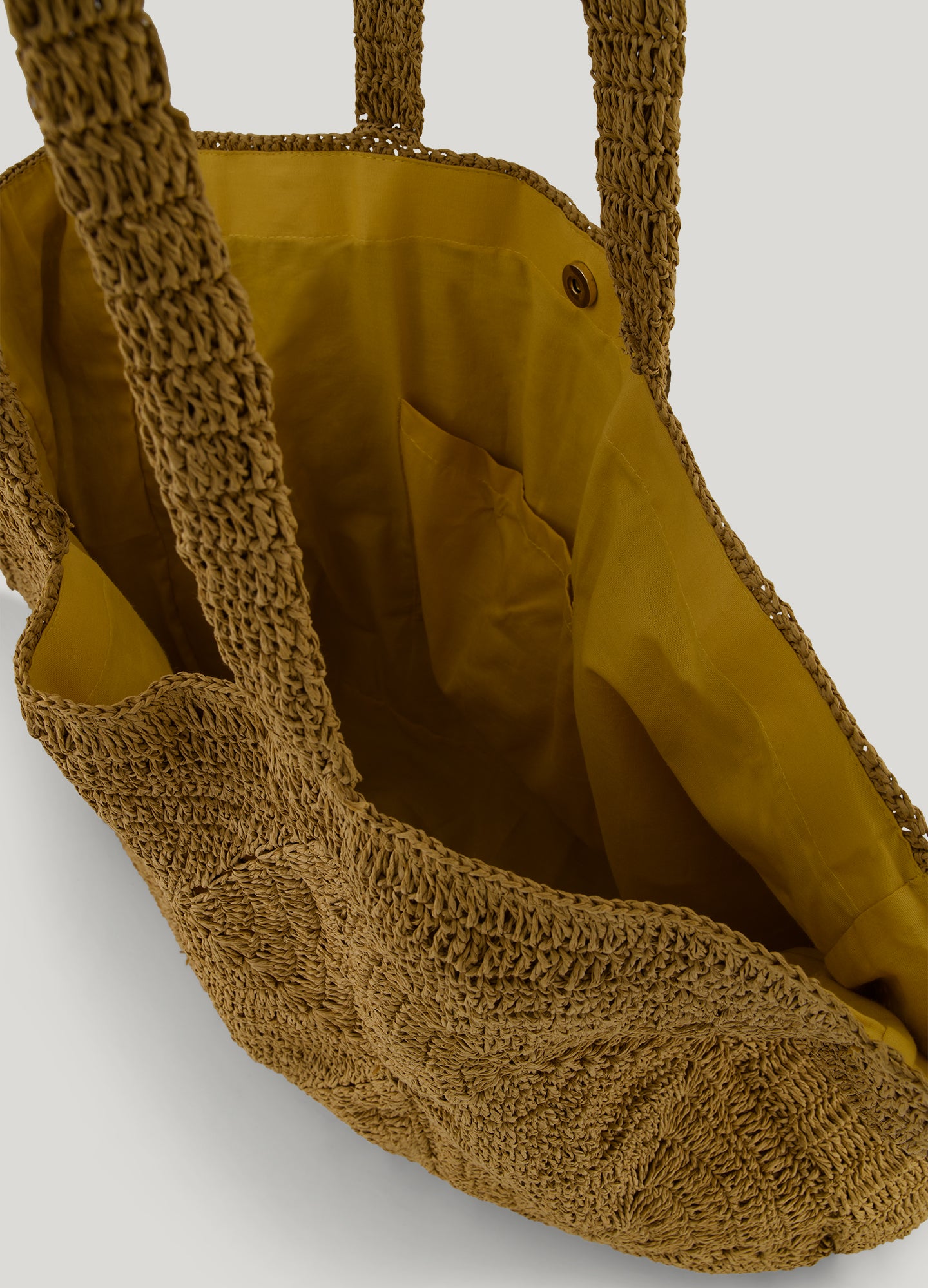 Raffia-Strandtasche