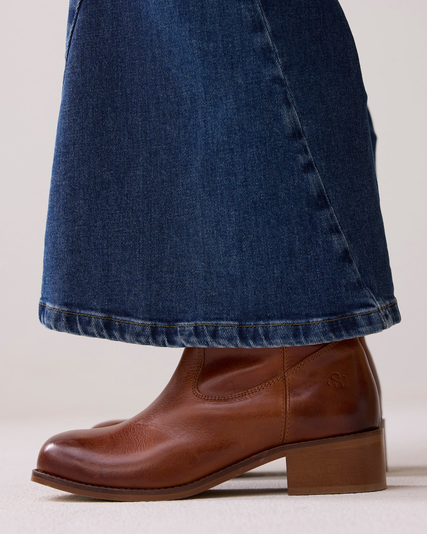 Square-toed boots