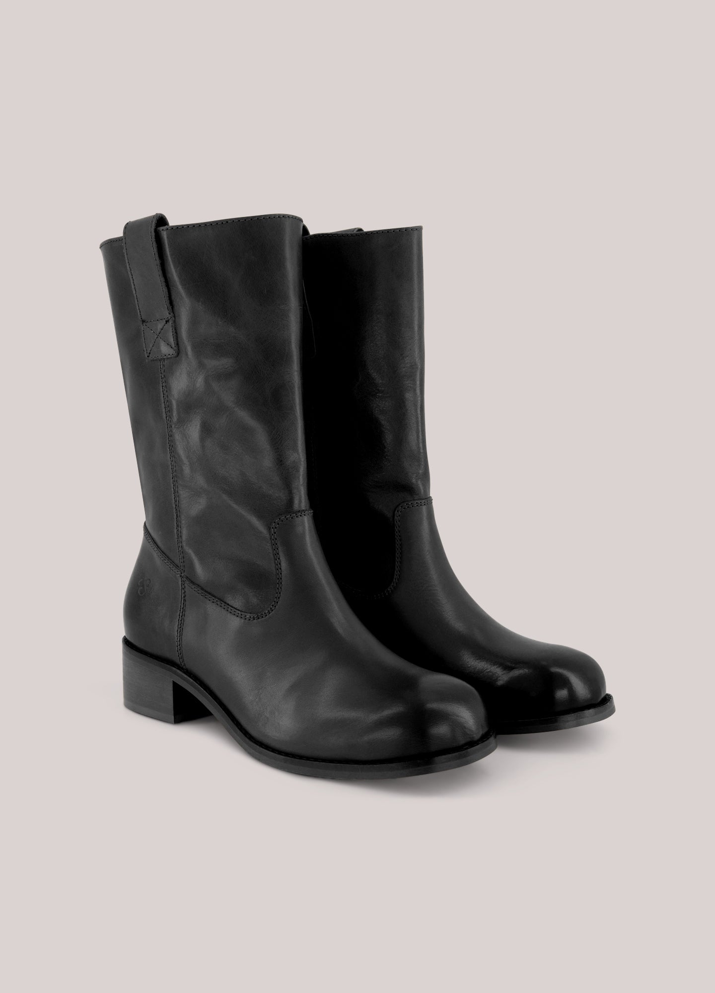 Square-toed boots