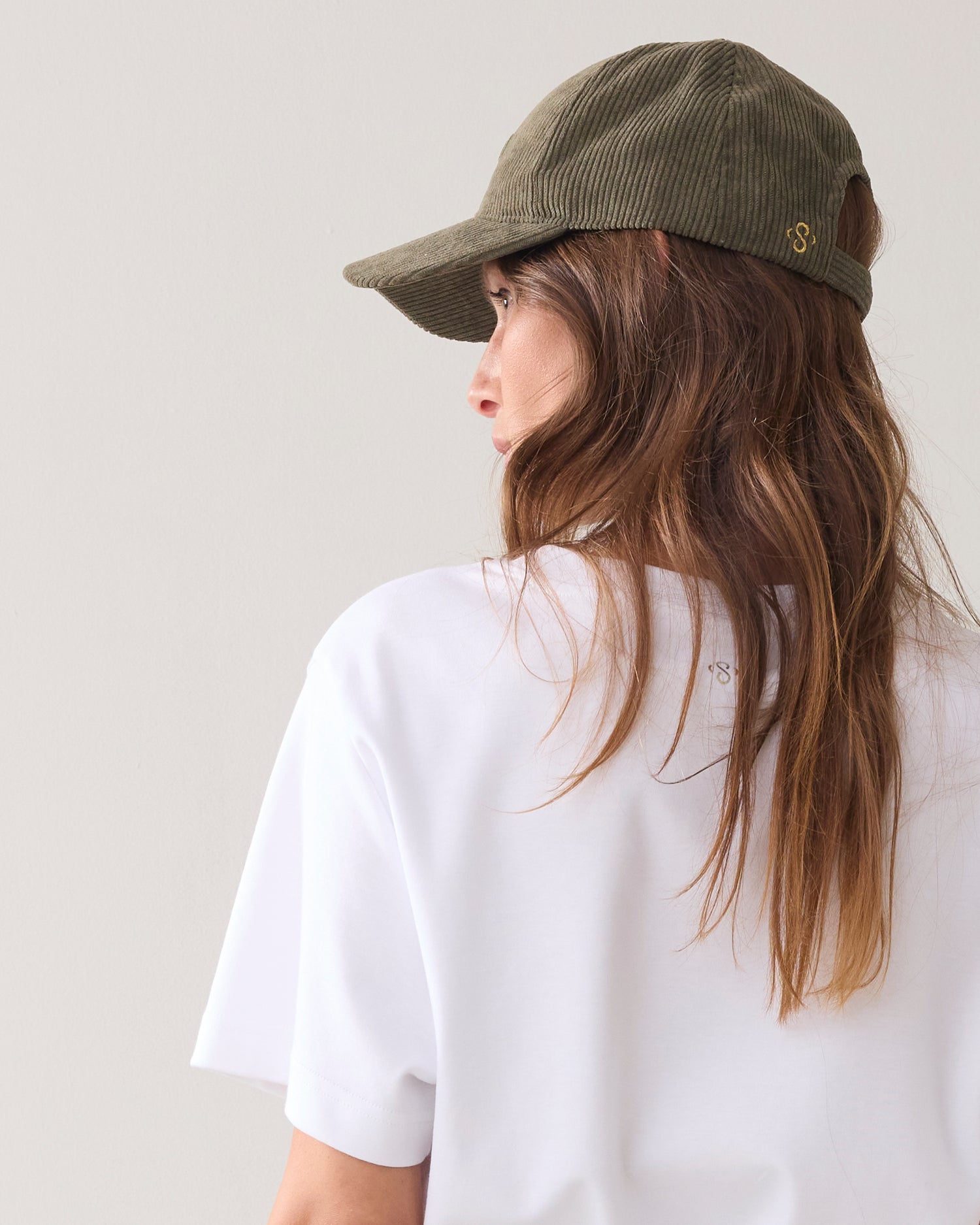 Rib cap met logo