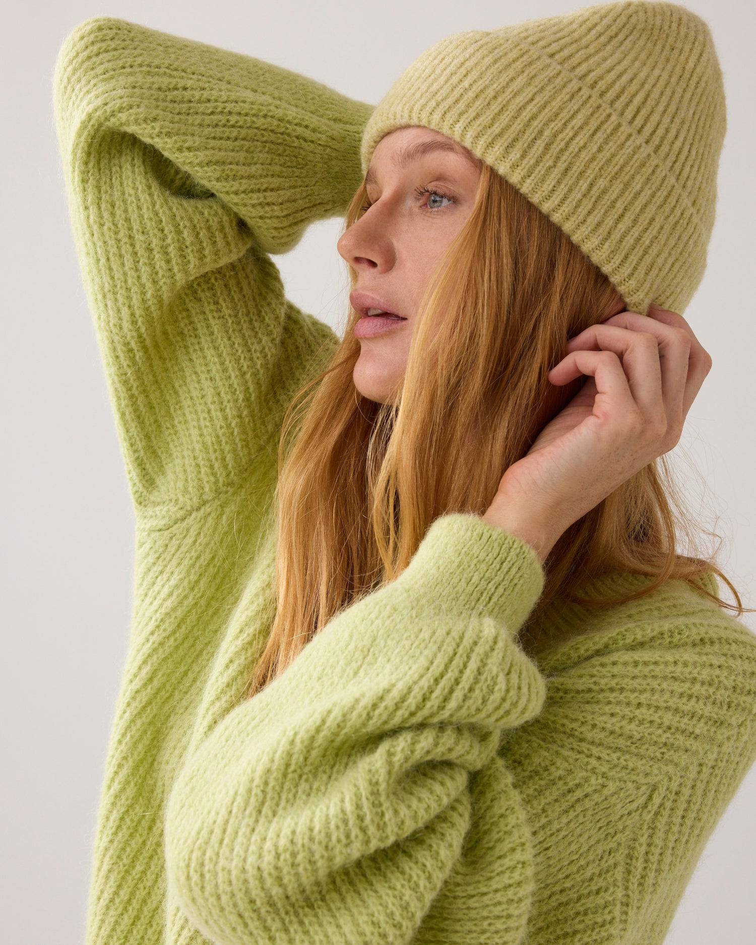 Beanie mit Umschlag