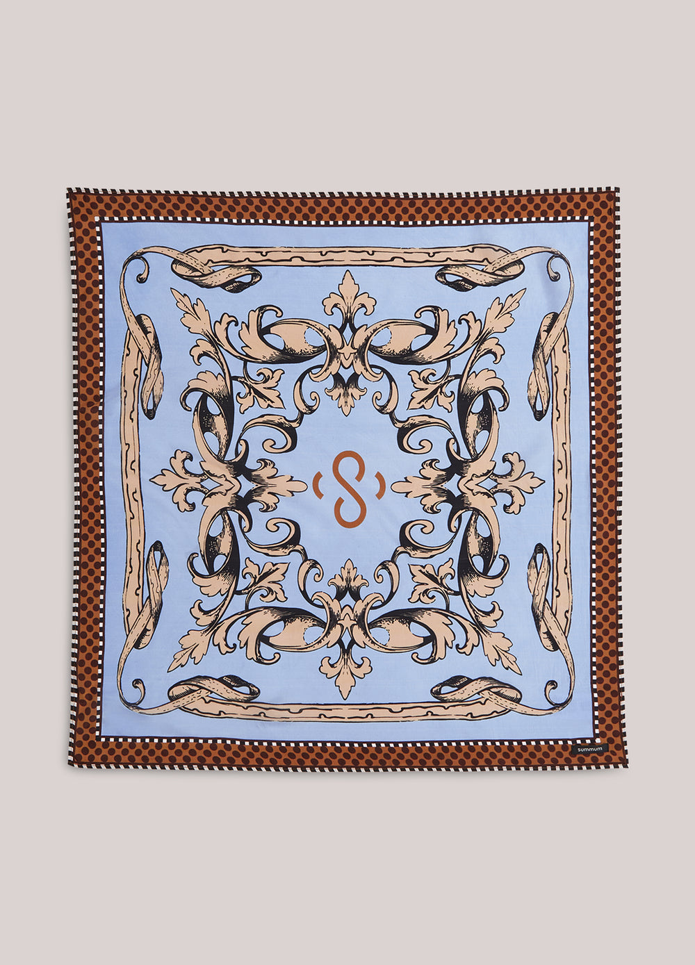 Foulard en viscose satinée
