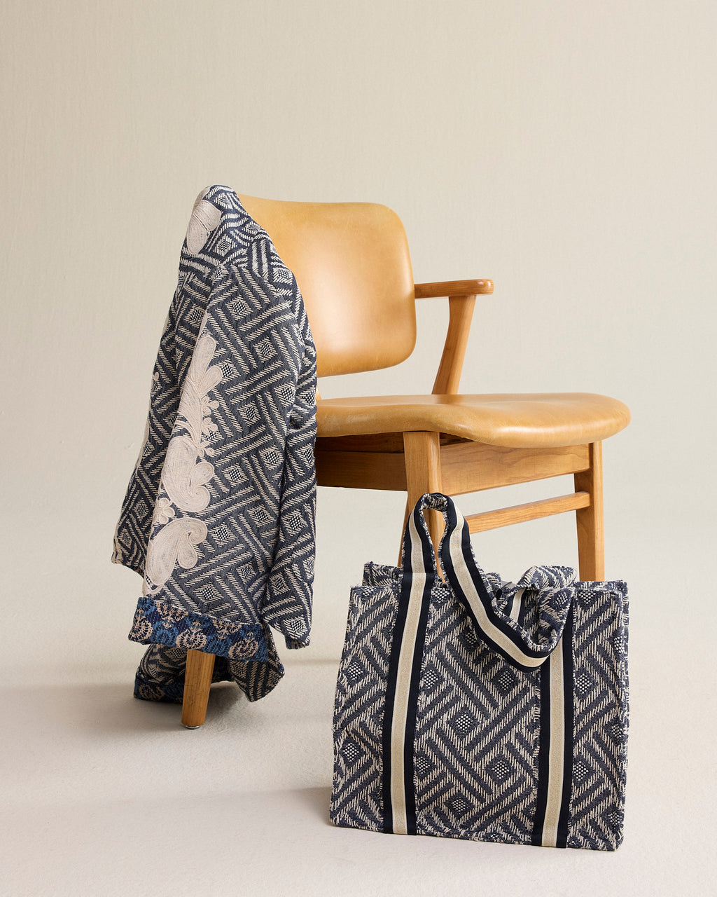 Sac fourre-tout en jacquard