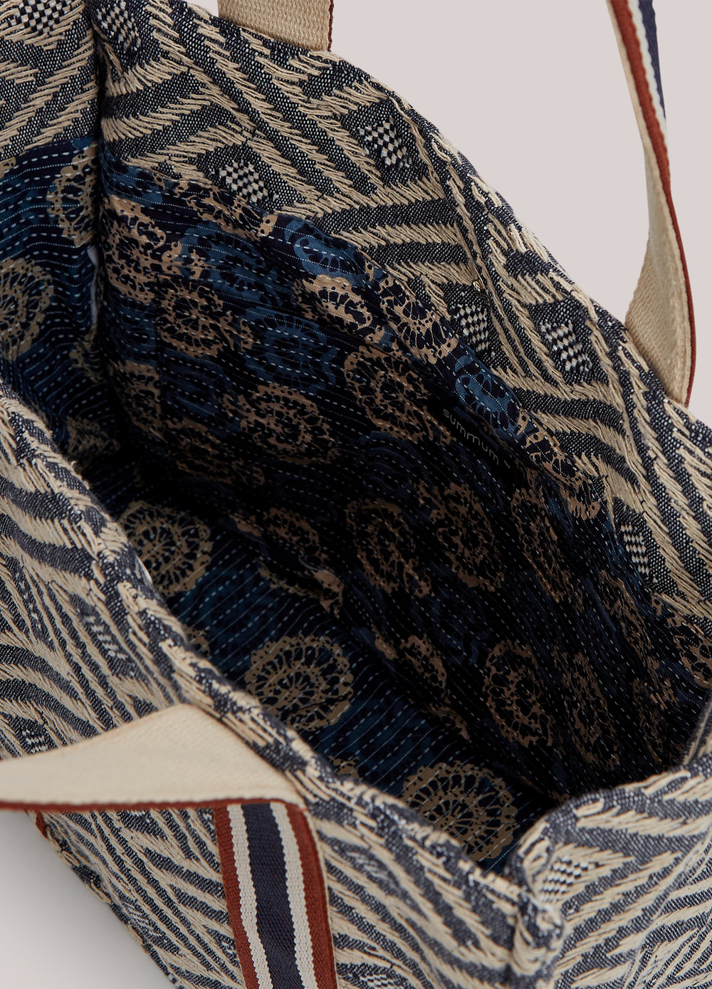 Sac fourre-tout en jacquard