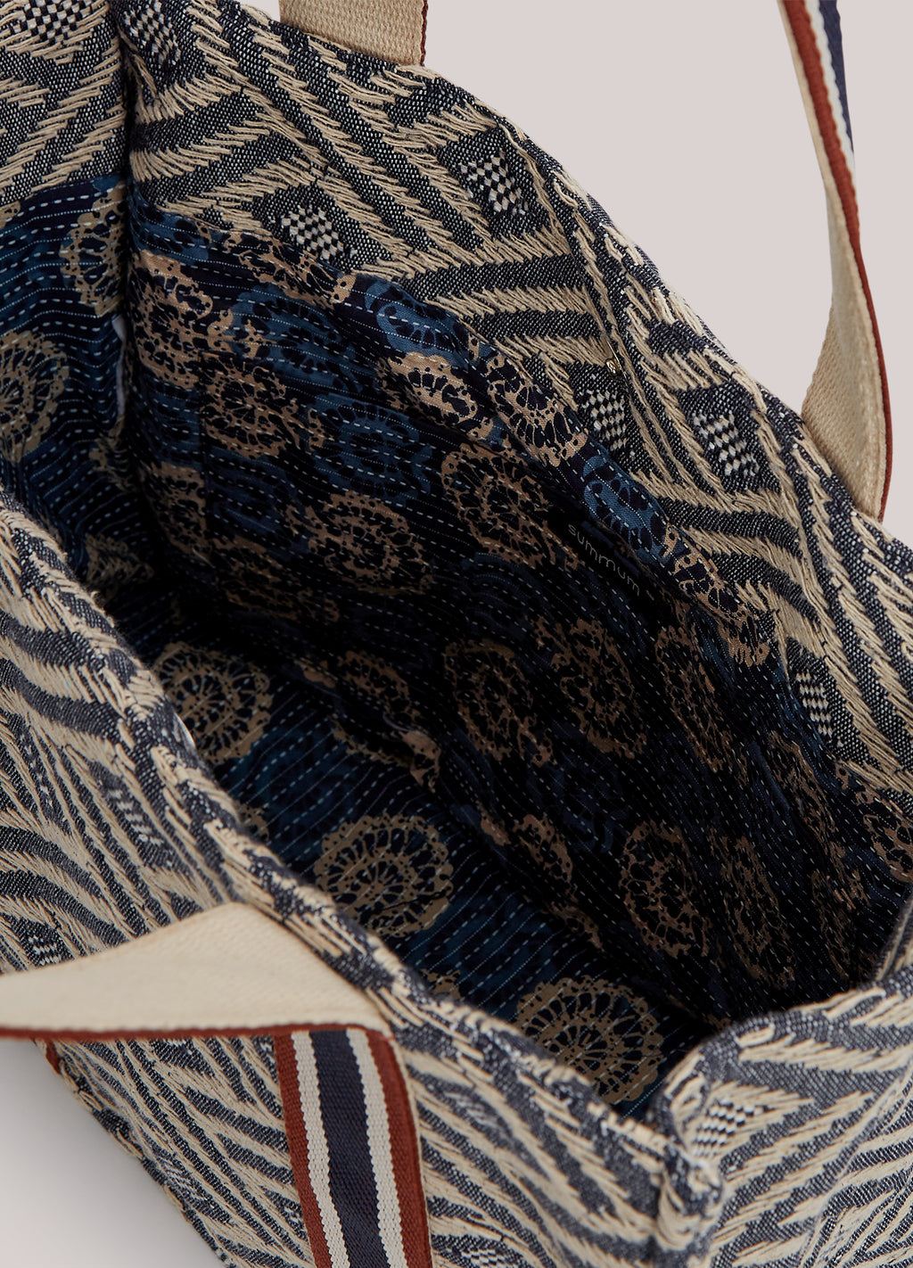 Sac fourre-tout en jacquard