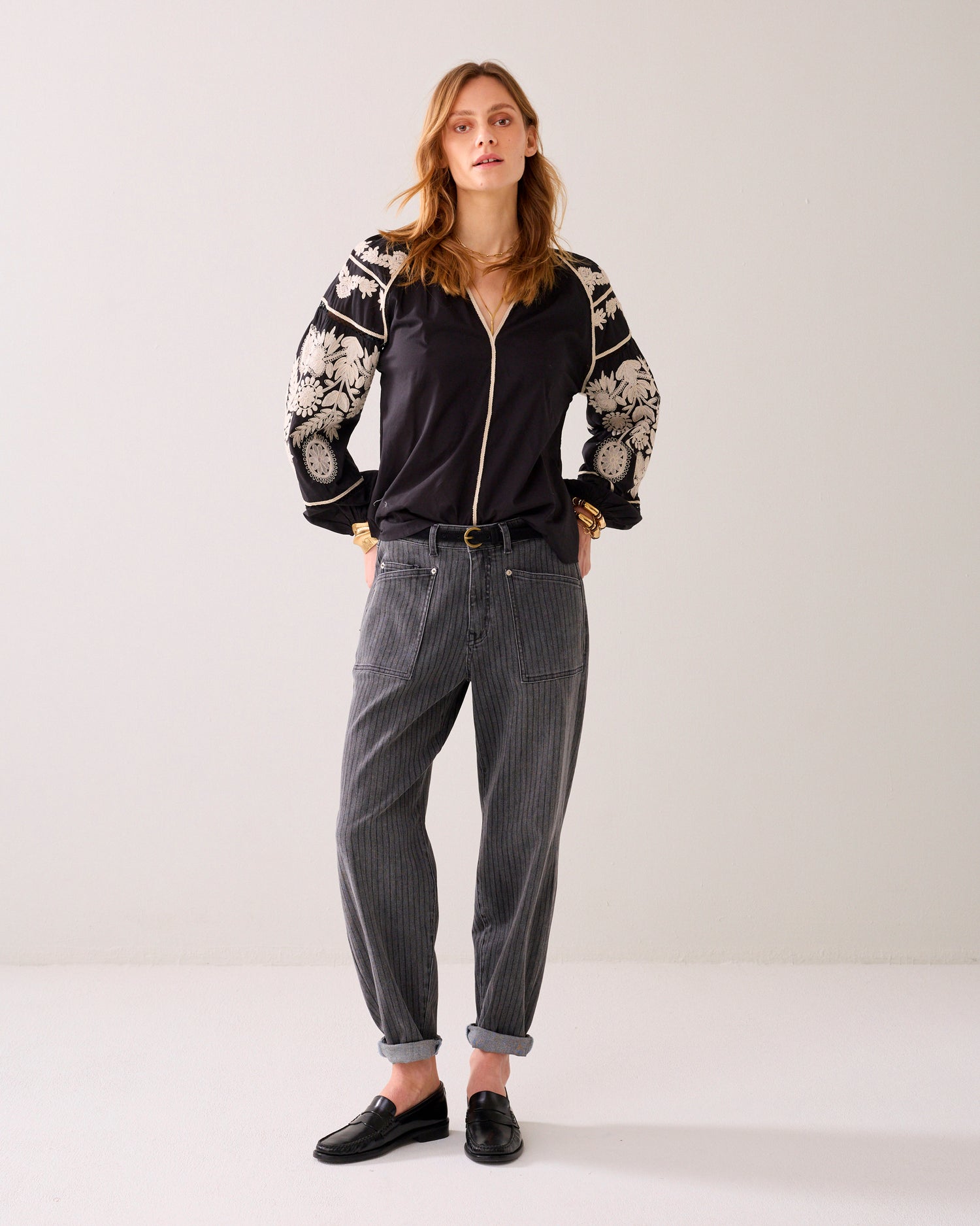 Schmaler Wildledergürtel