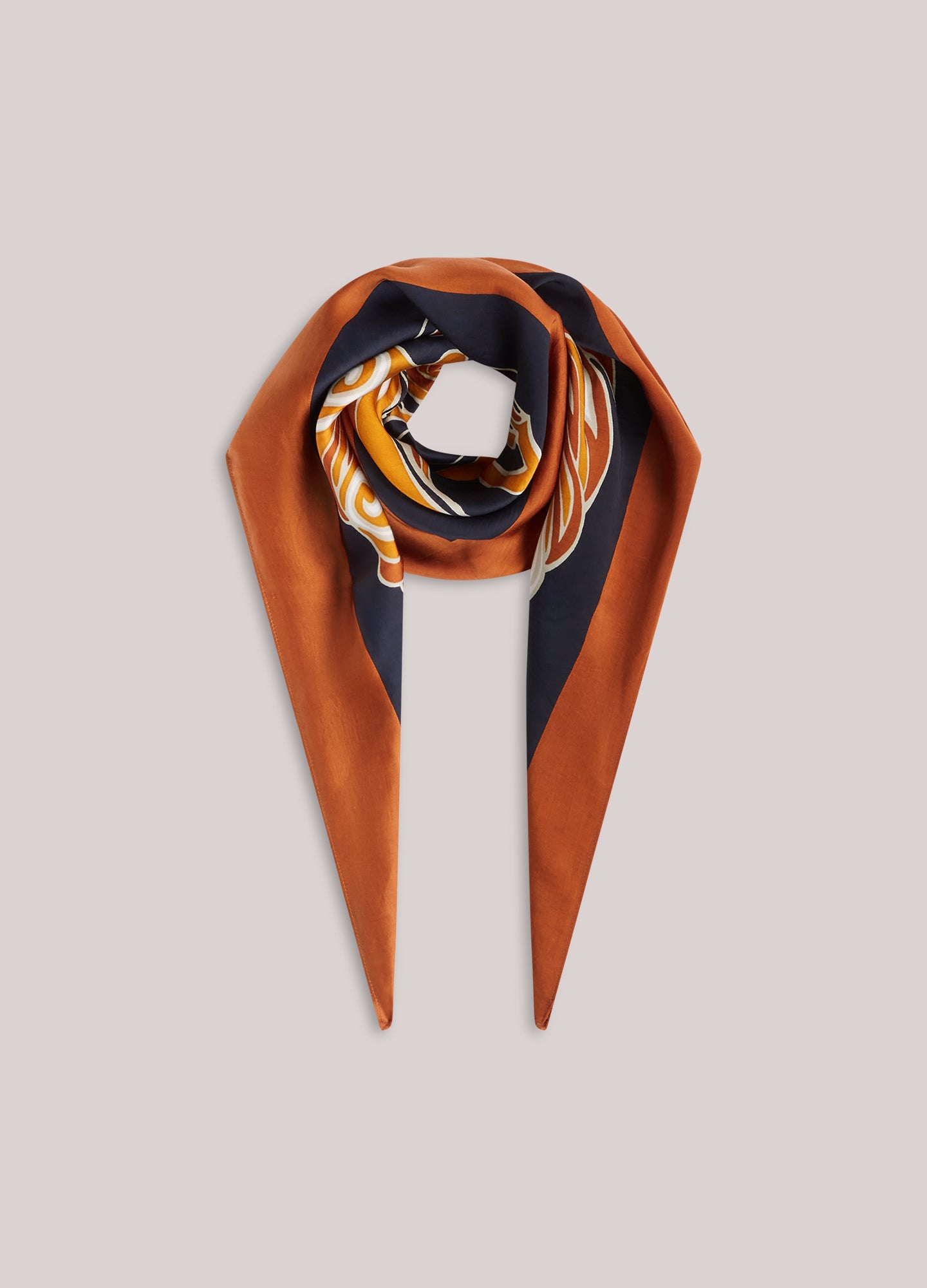 Tourbillons pour écharpe carrée