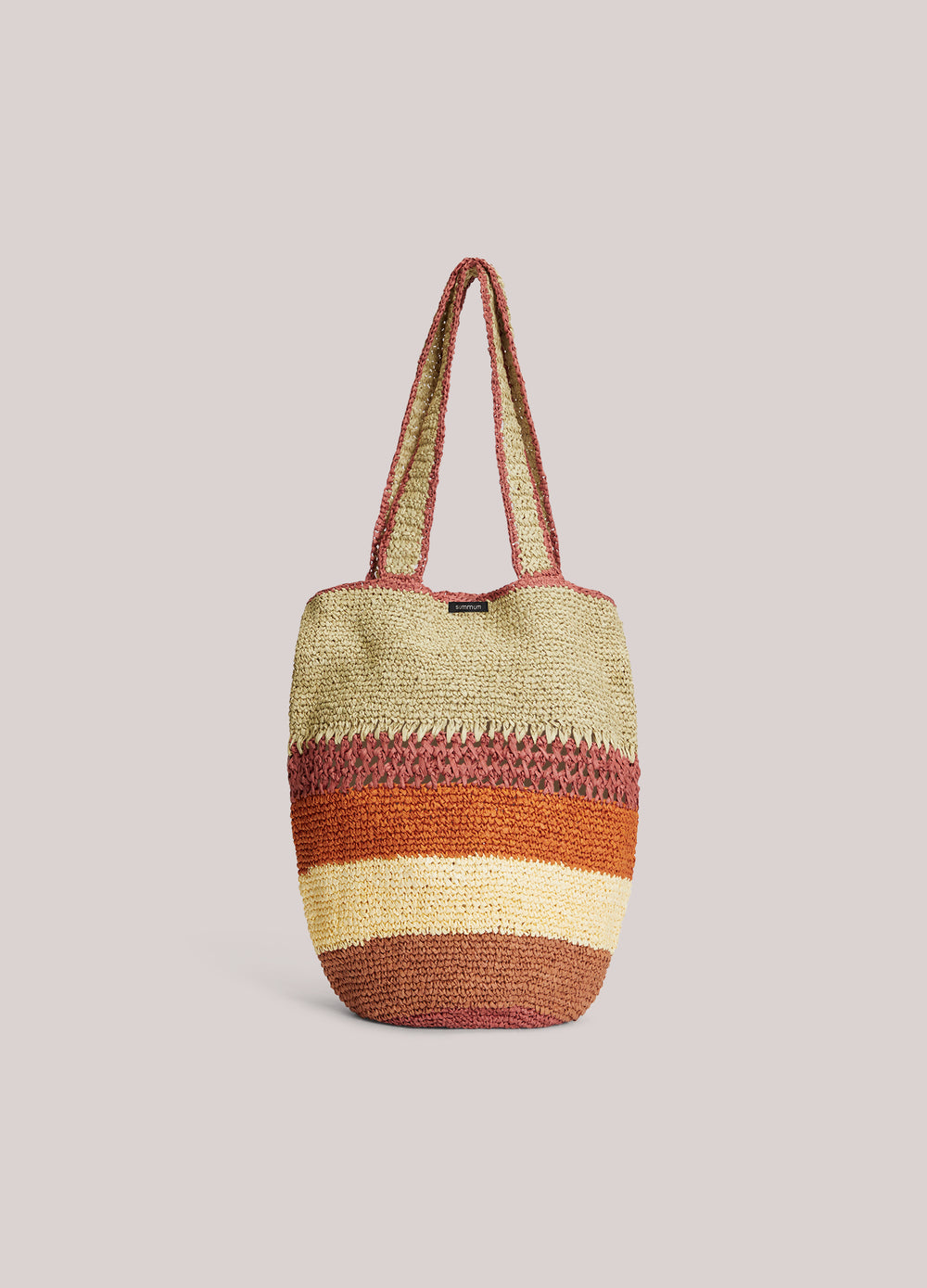 Sac de plage en raphia