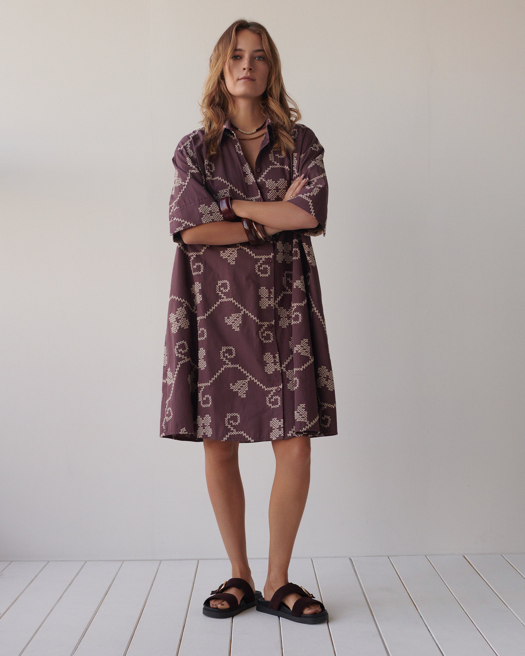 Sandales en daim avec boucle