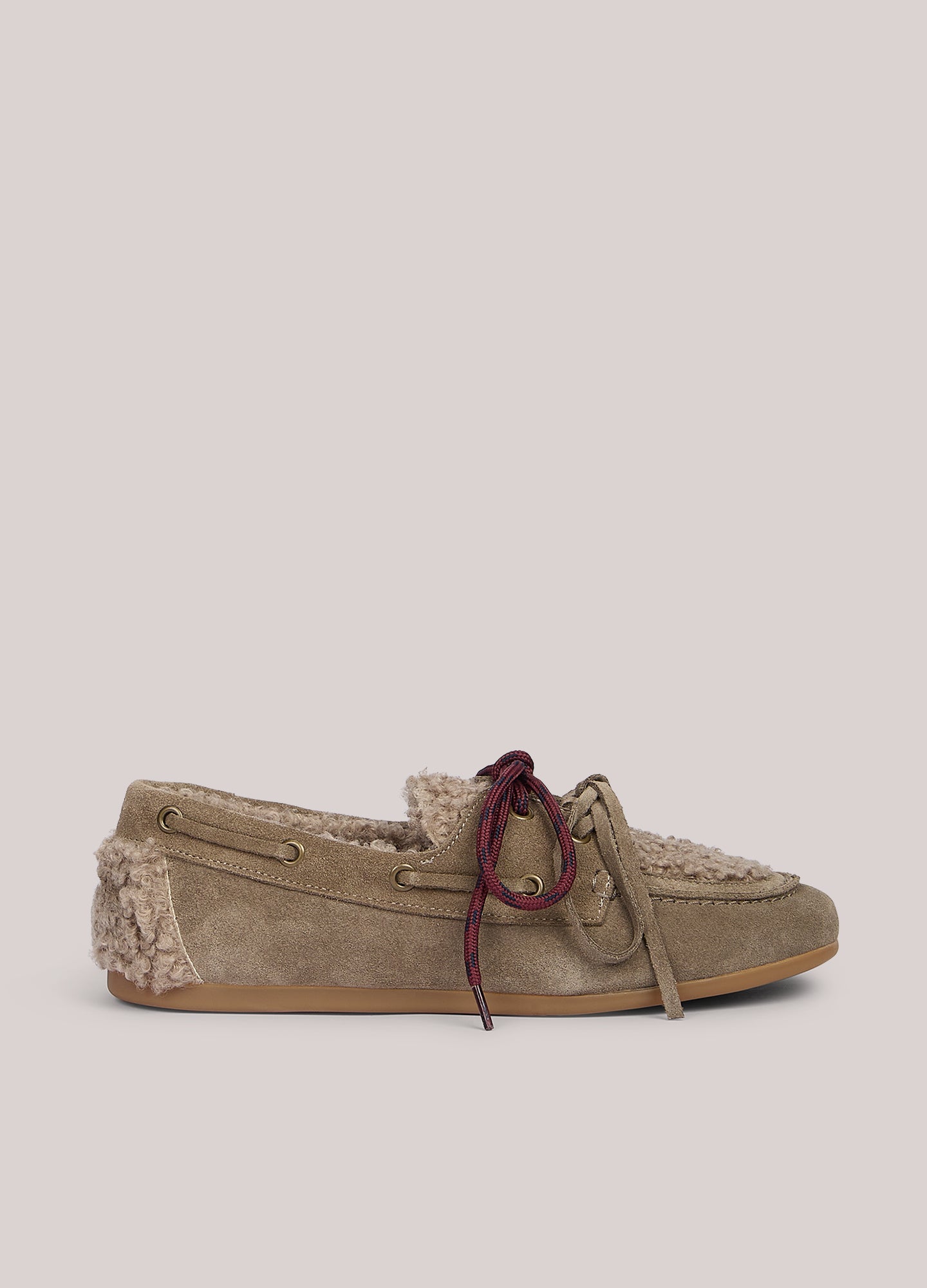 Bootschoen met teddyvoering