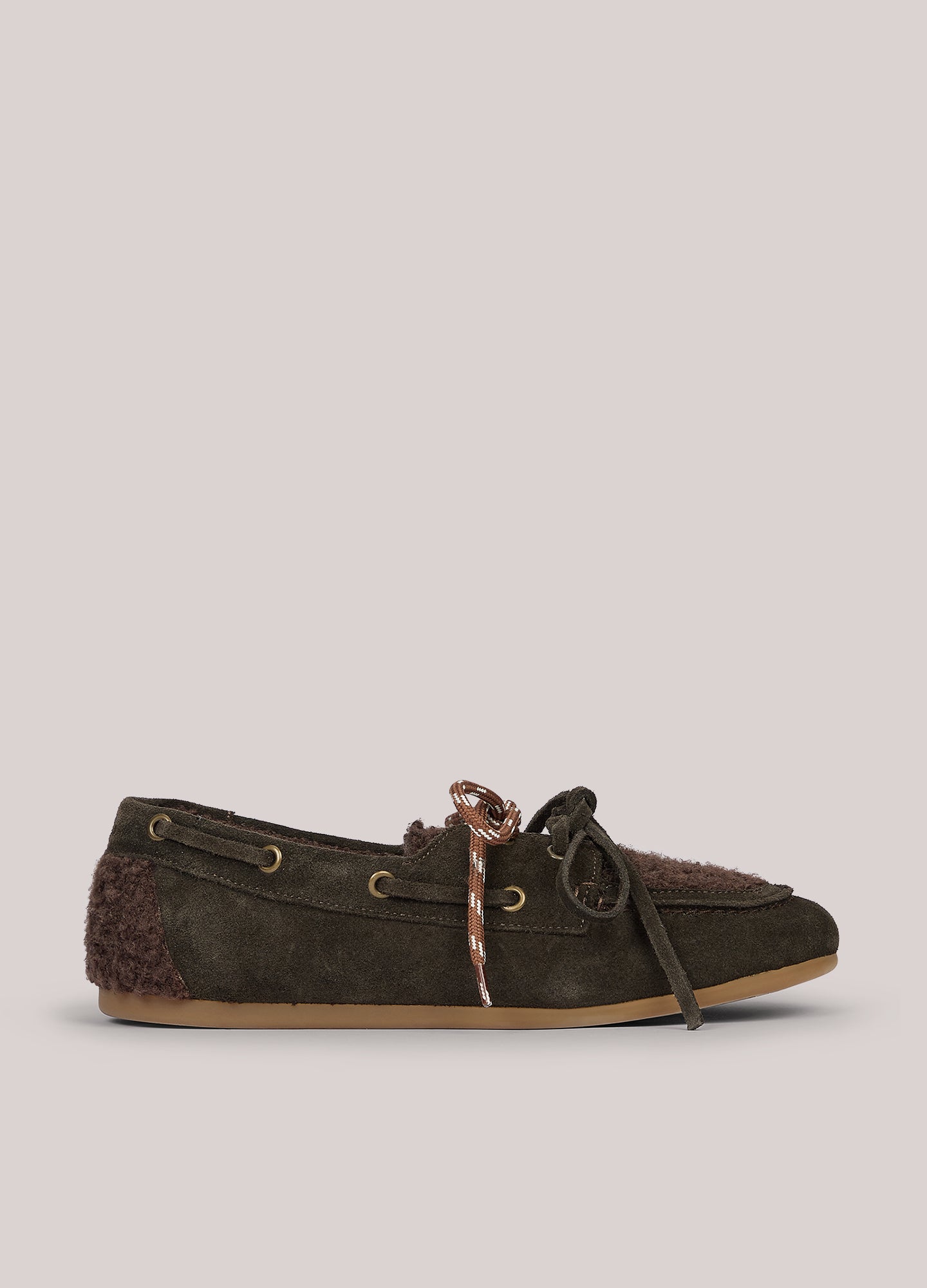 Bootschoen met teddyvoering