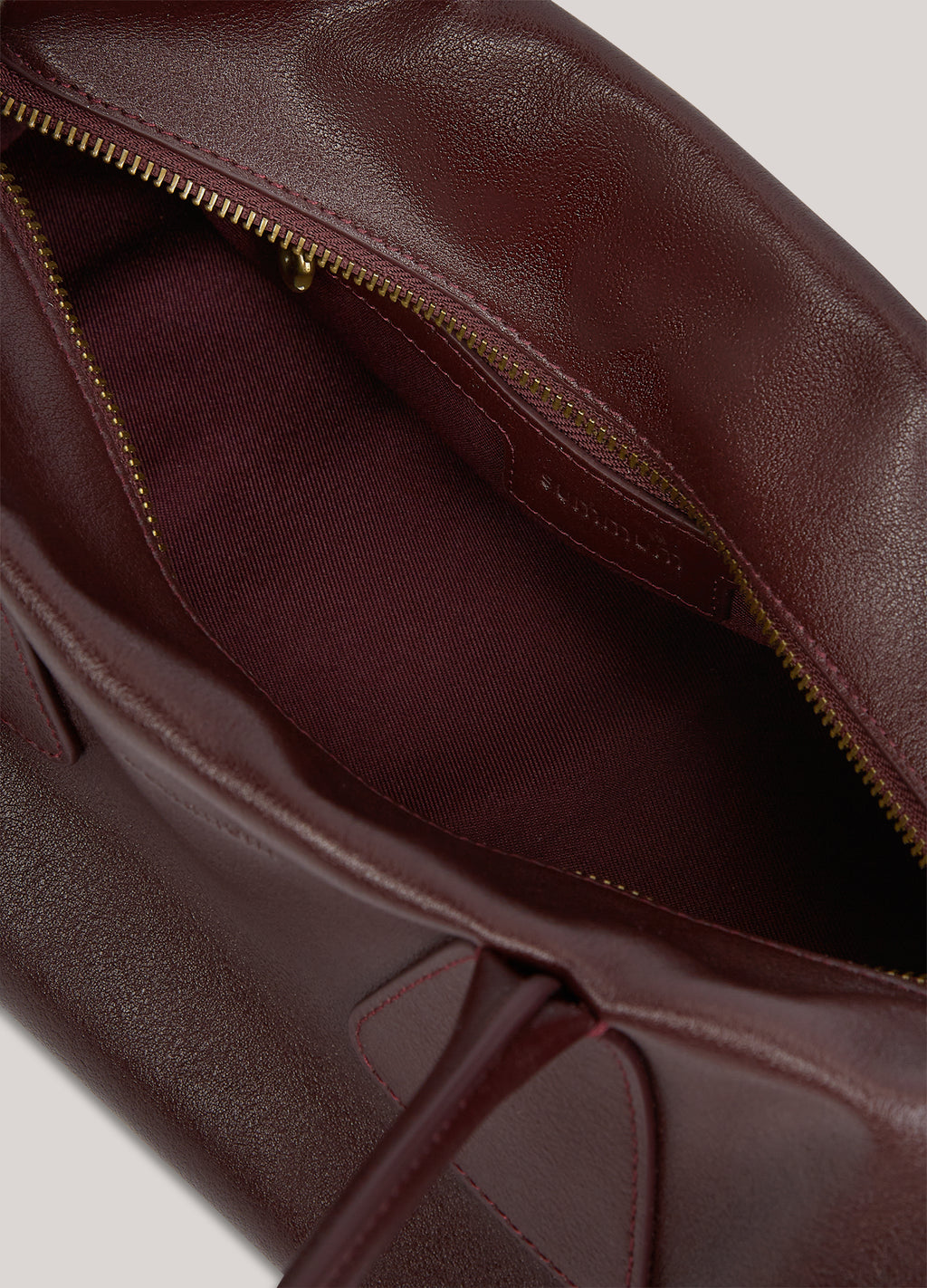 Sac de bowling en cuir rétro