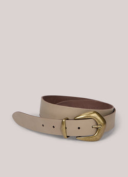 Ceinture western large en cuir
